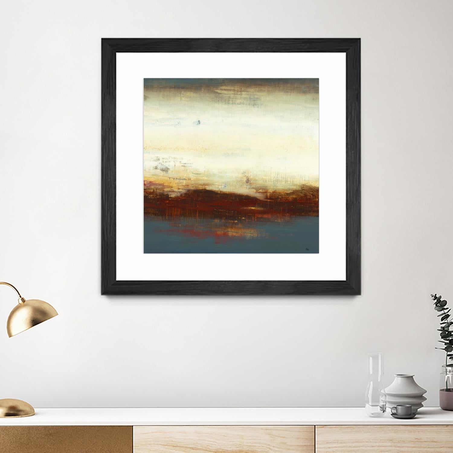 Layers of Life III by Lisa Ridgers on GIANT ART - brown abstract