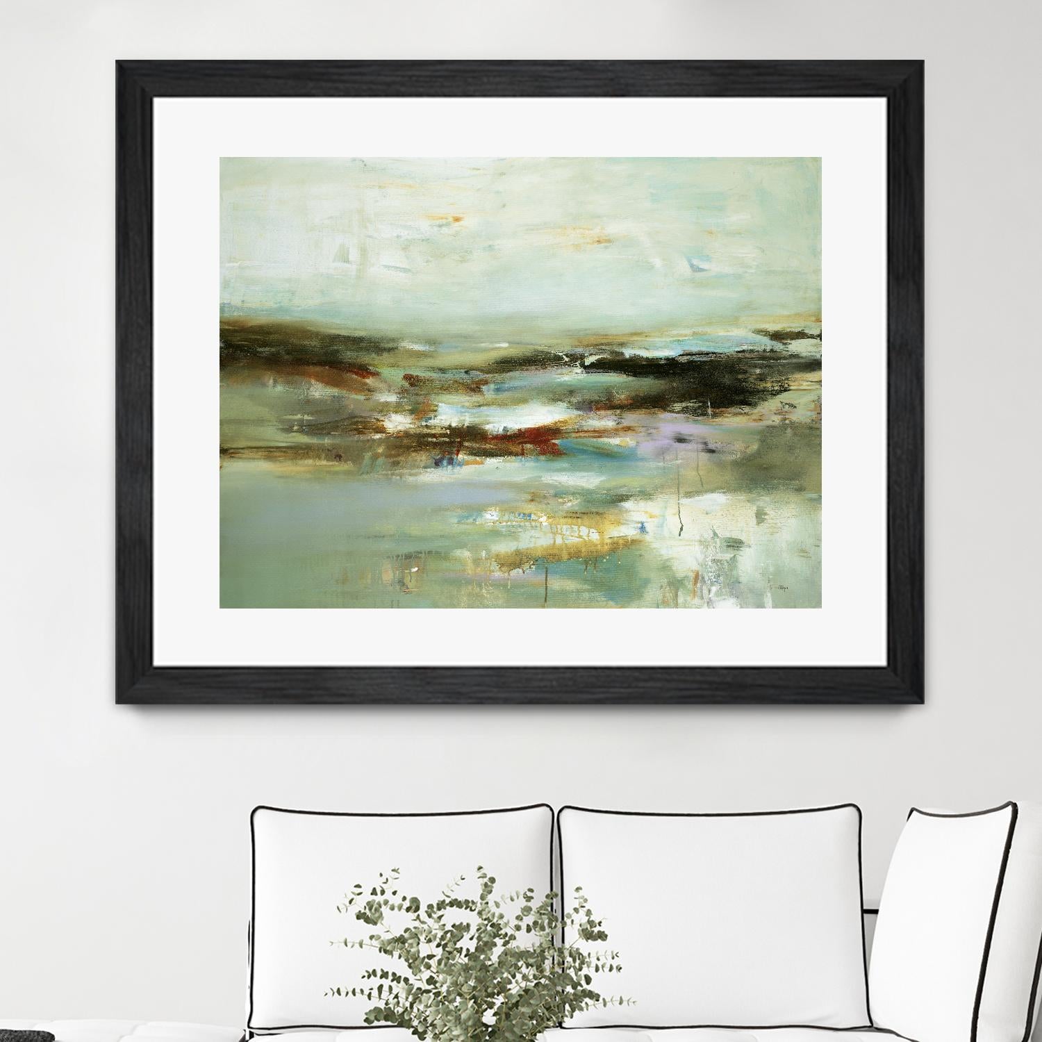 Abstracted Views by Lisa Ridgers on GIANT ART - black abstract