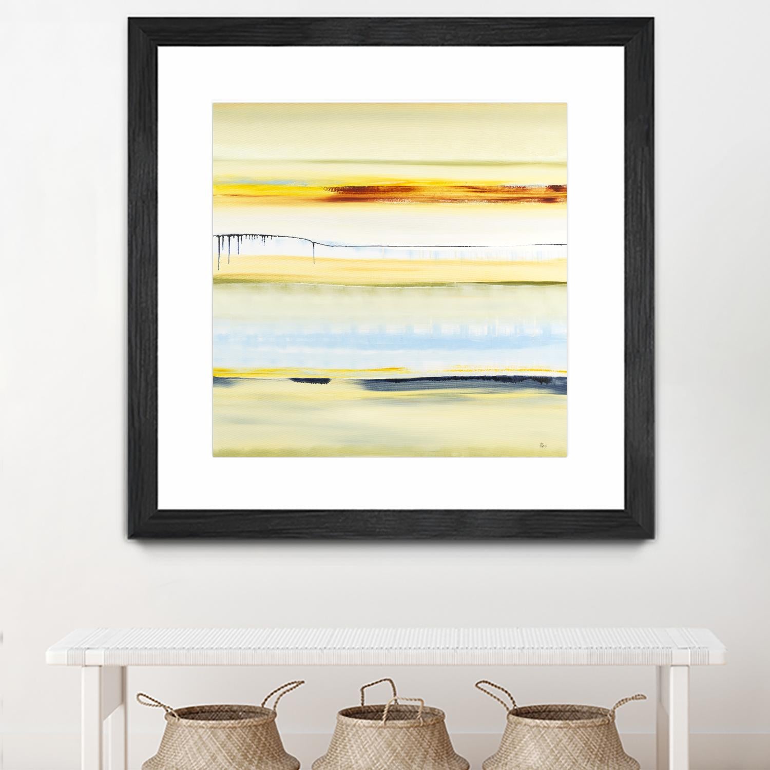 Beach Day by Lisa Ridgers on GIANT ART - blue abstract