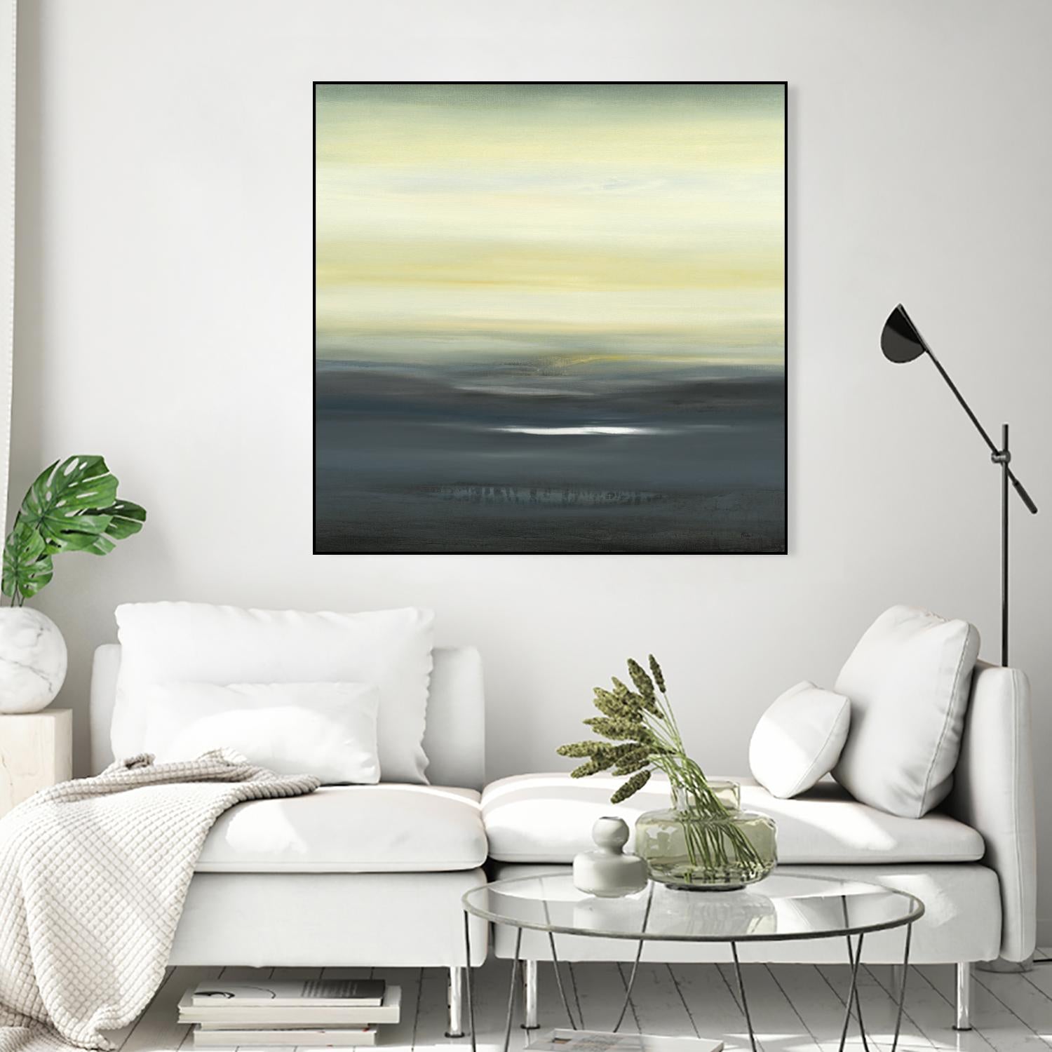 Land of Serenity II by Lisa Ridgers on GIANT ART - blue abstract