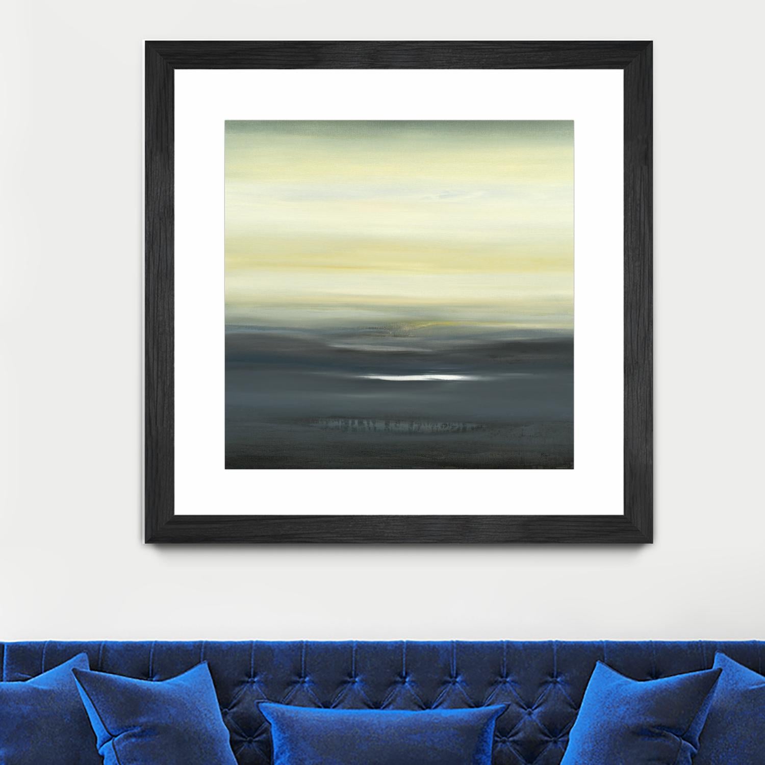 Land of Serenity II by Lisa Ridgers on GIANT ART - blue abstract