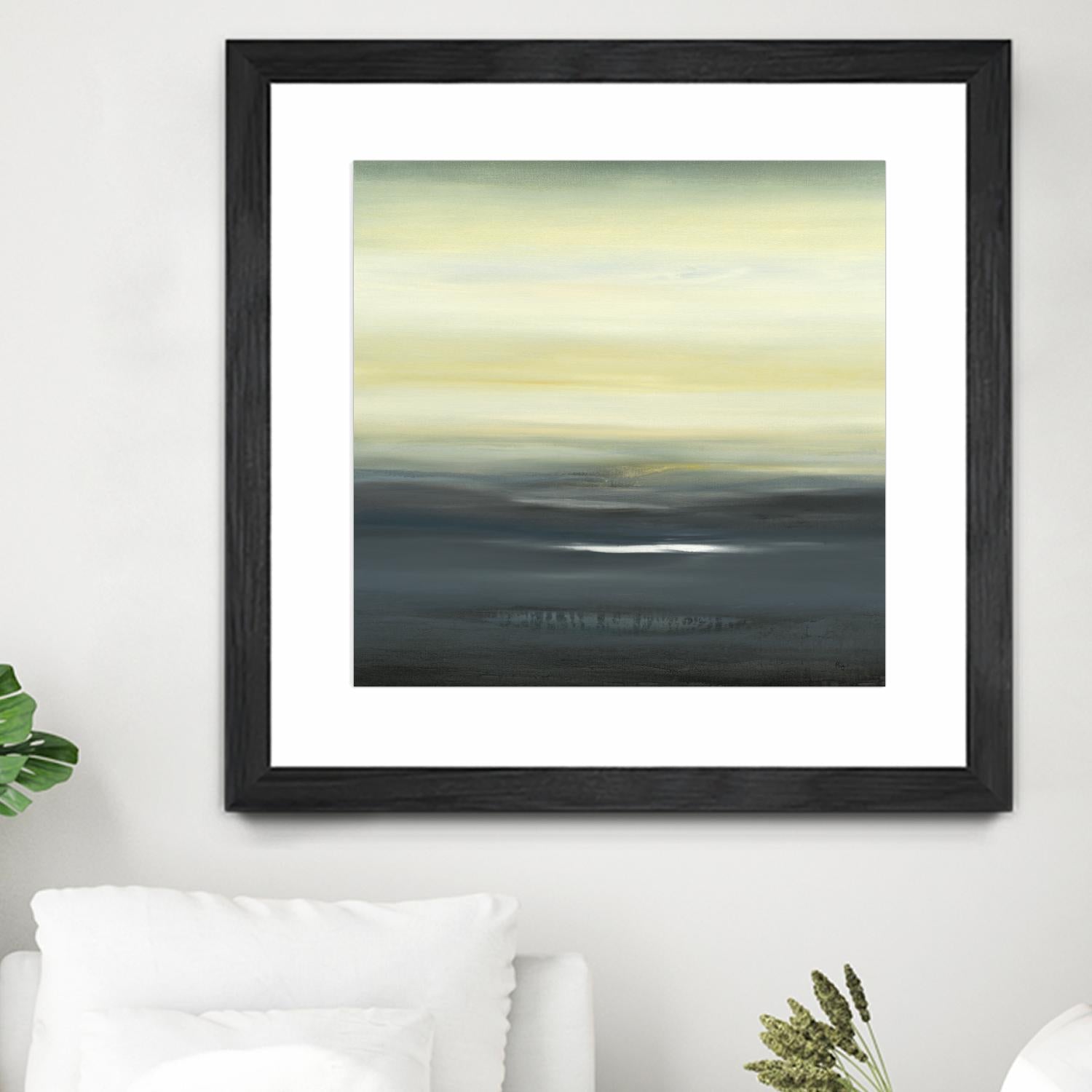 Land of Serenity II by Lisa Ridgers on GIANT ART - blue abstract