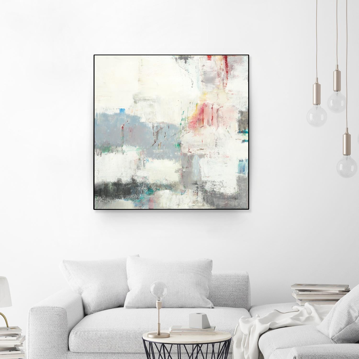Clear Intentions by Lisa Ridgers on GIANT ART - beige abstract