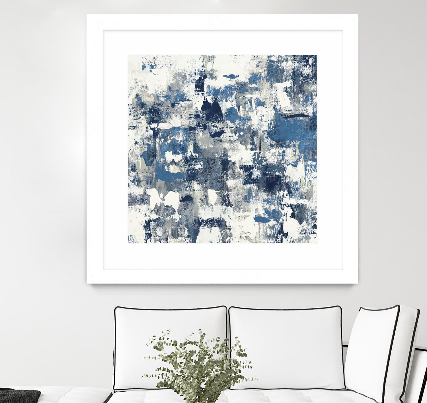 Conclusion Found I by Lisa Ridgers on GIANT ART - grey abstract