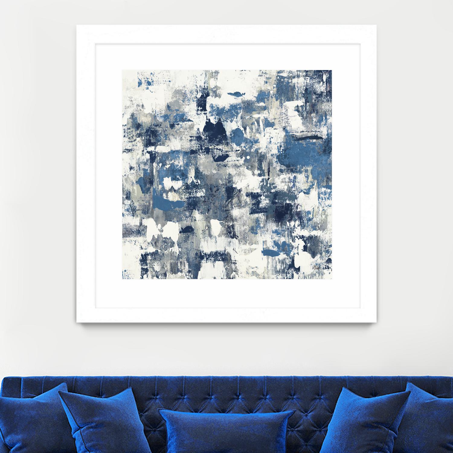 Conclusion Found I by Lisa Ridgers on GIANT ART - grey abstract