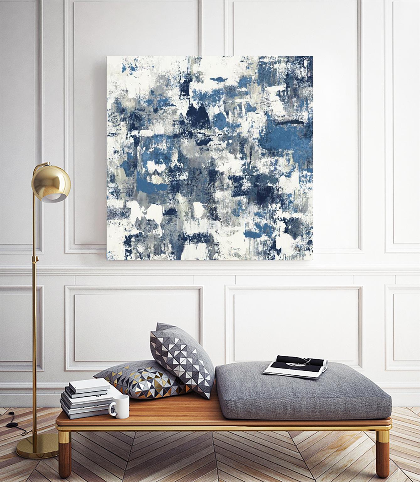 Conclusion Found I by Lisa Ridgers on GIANT ART - grey abstract