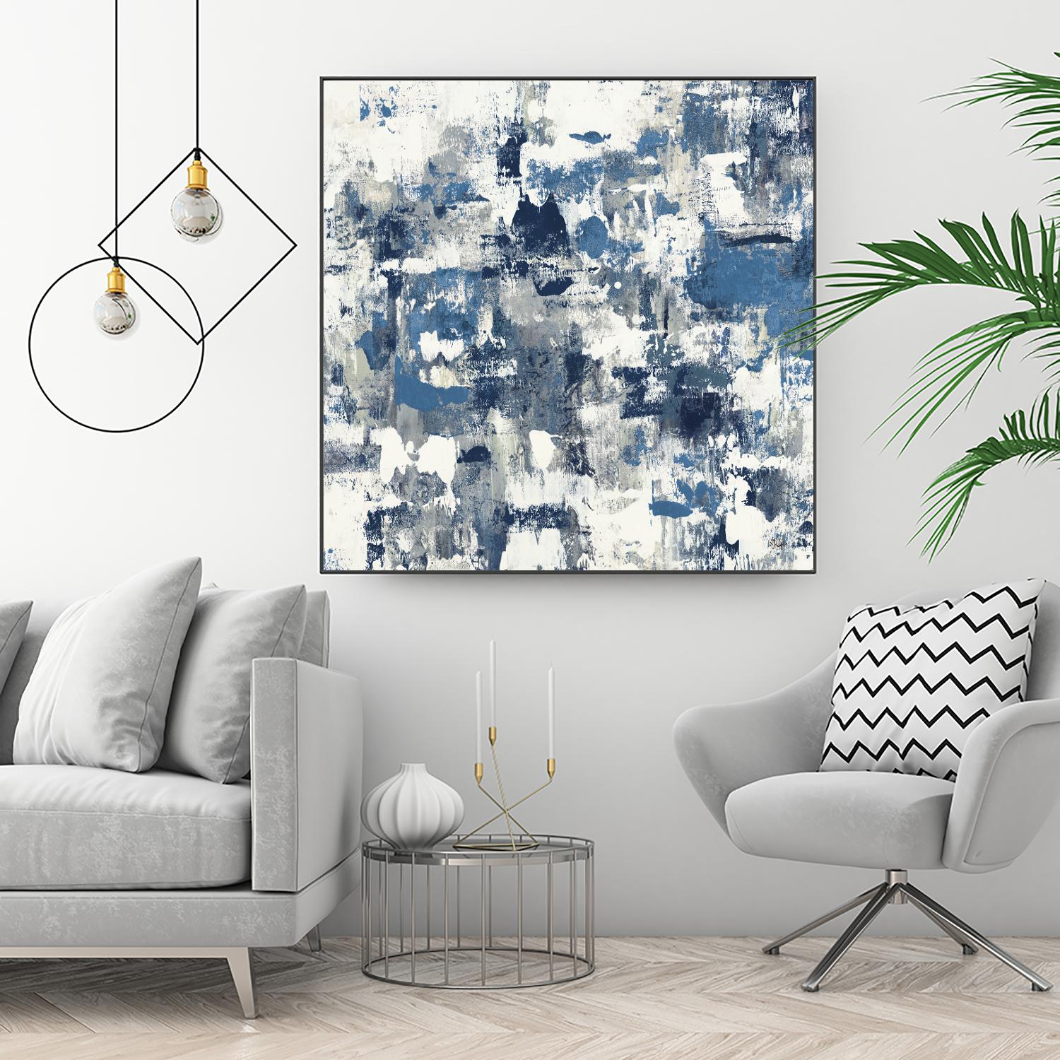 Conclusion Found I by Lisa Ridgers on GIANT ART - grey abstract