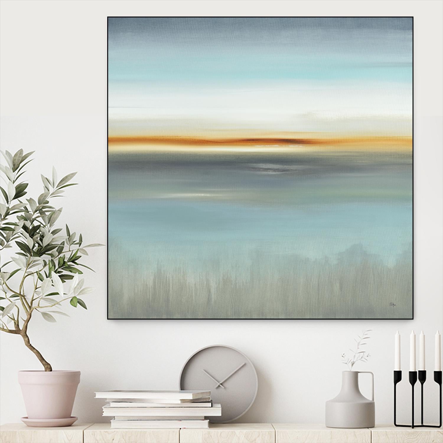 Dreamland III by Lisa Ridgers on GIANT ART - orange abstract