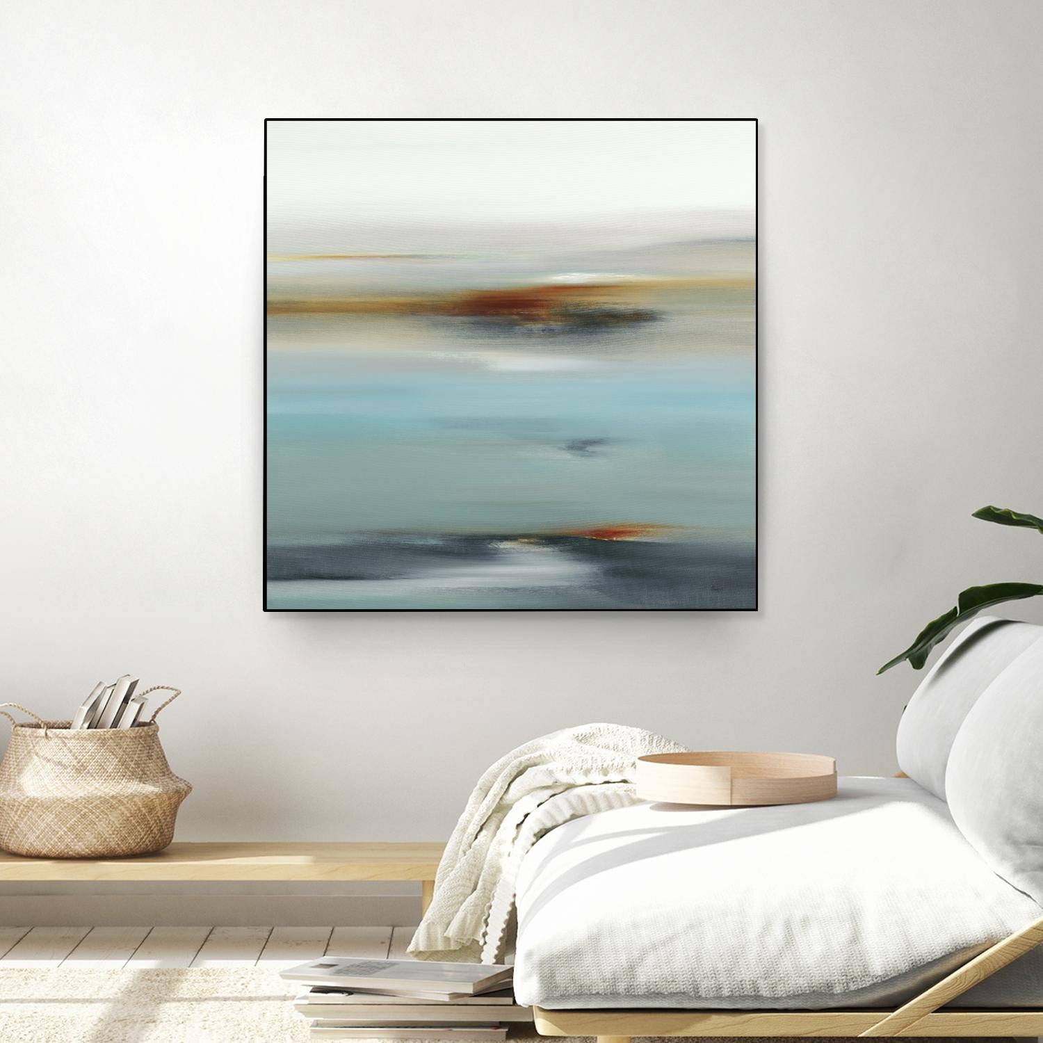 Calm Days II by Lisa Ridgers on GIANT ART - grey abstract