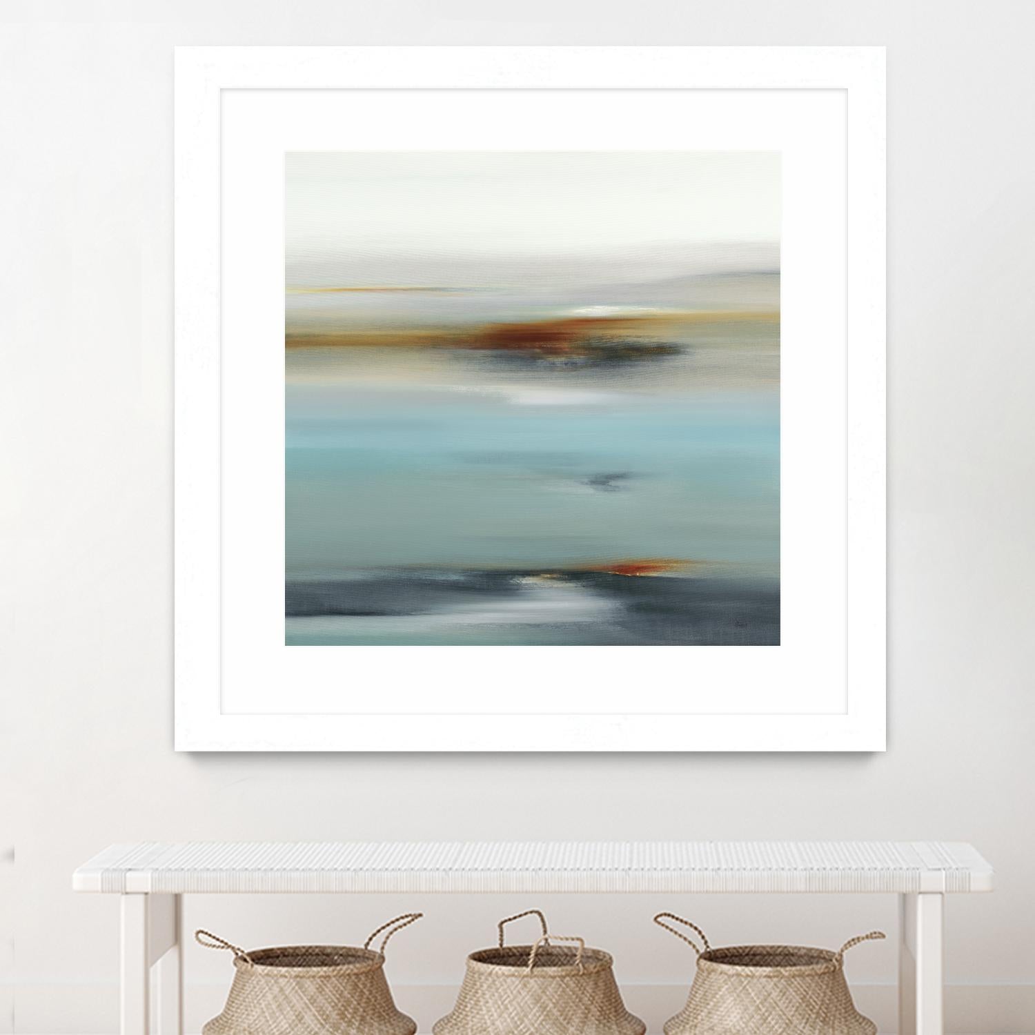 Calm Days II by Lisa Ridgers on GIANT ART - grey abstract