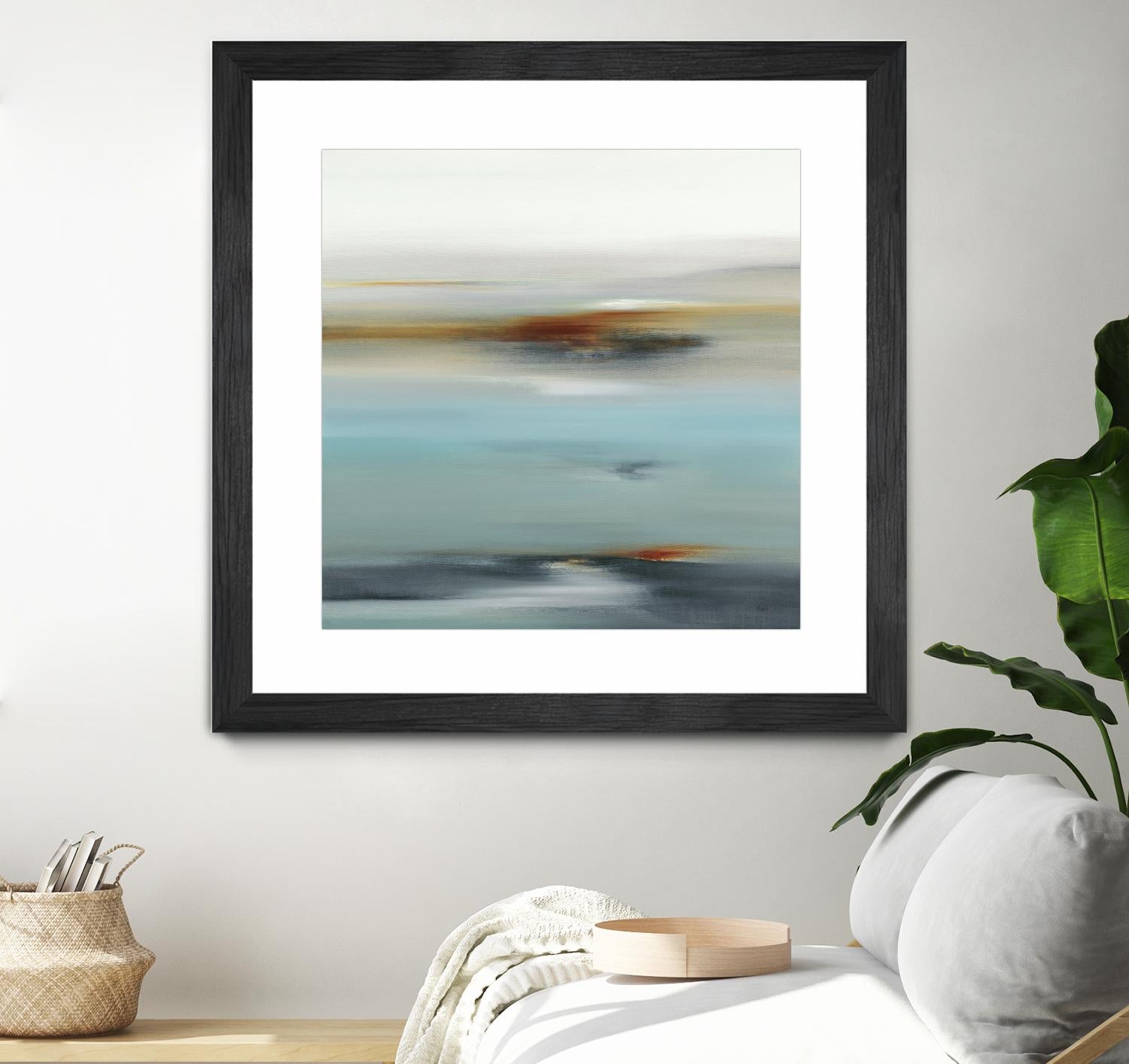 Calm Days II by Lisa Ridgers on GIANT ART - grey abstract