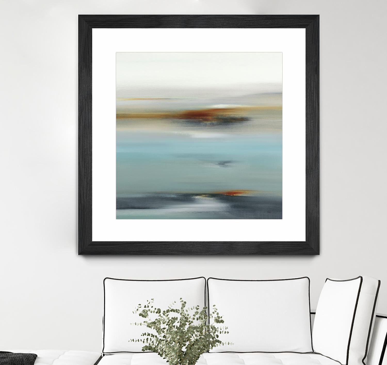 Calm Days II by Lisa Ridgers on GIANT ART - grey abstract