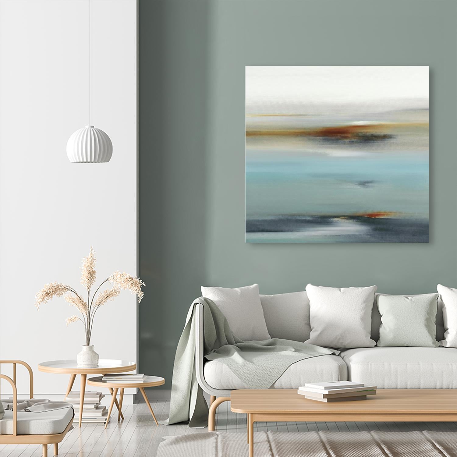 Calm Days II by Lisa Ridgers on GIANT ART - grey abstract