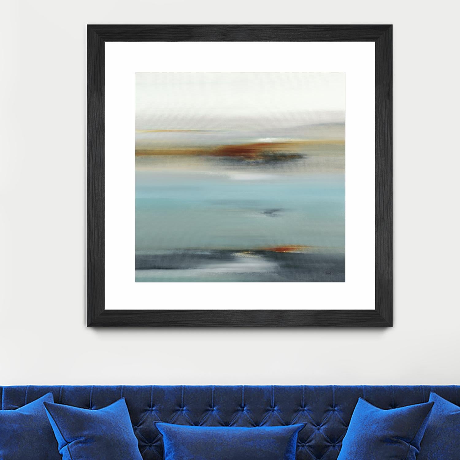 Calm Days II by Lisa Ridgers on GIANT ART - grey abstract