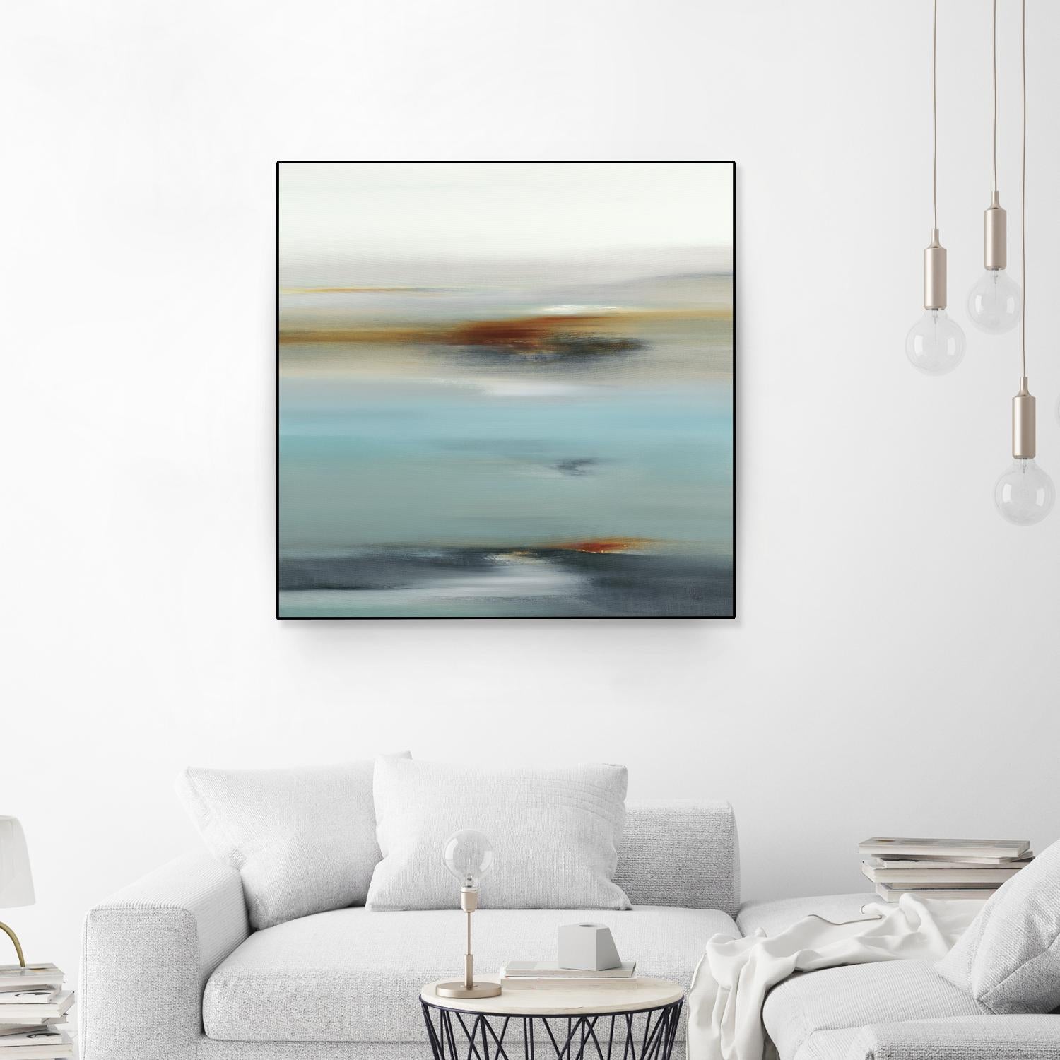 Calm Days II by Lisa Ridgers on GIANT ART - grey abstract