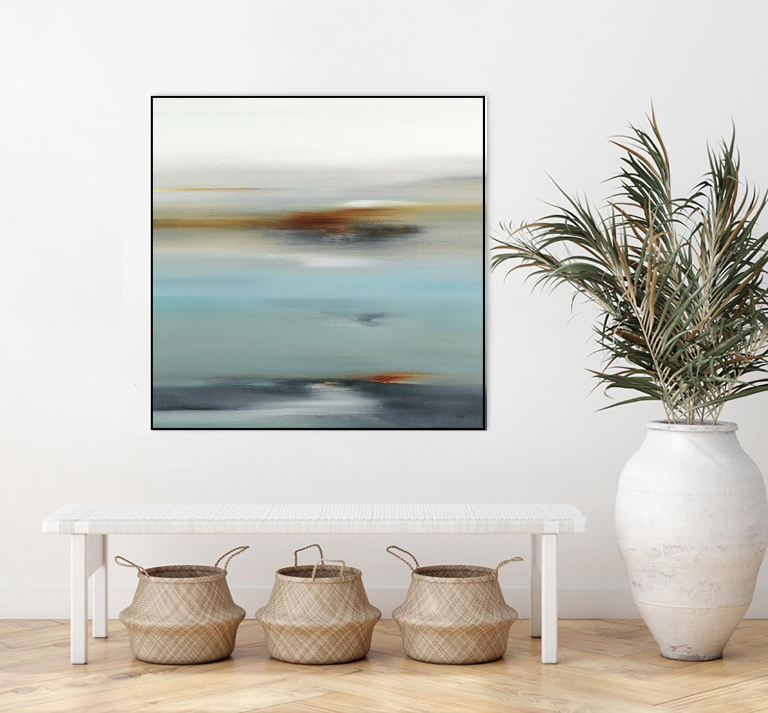 Calm Days II by Lisa Ridgers on GIANT ART - grey abstract
