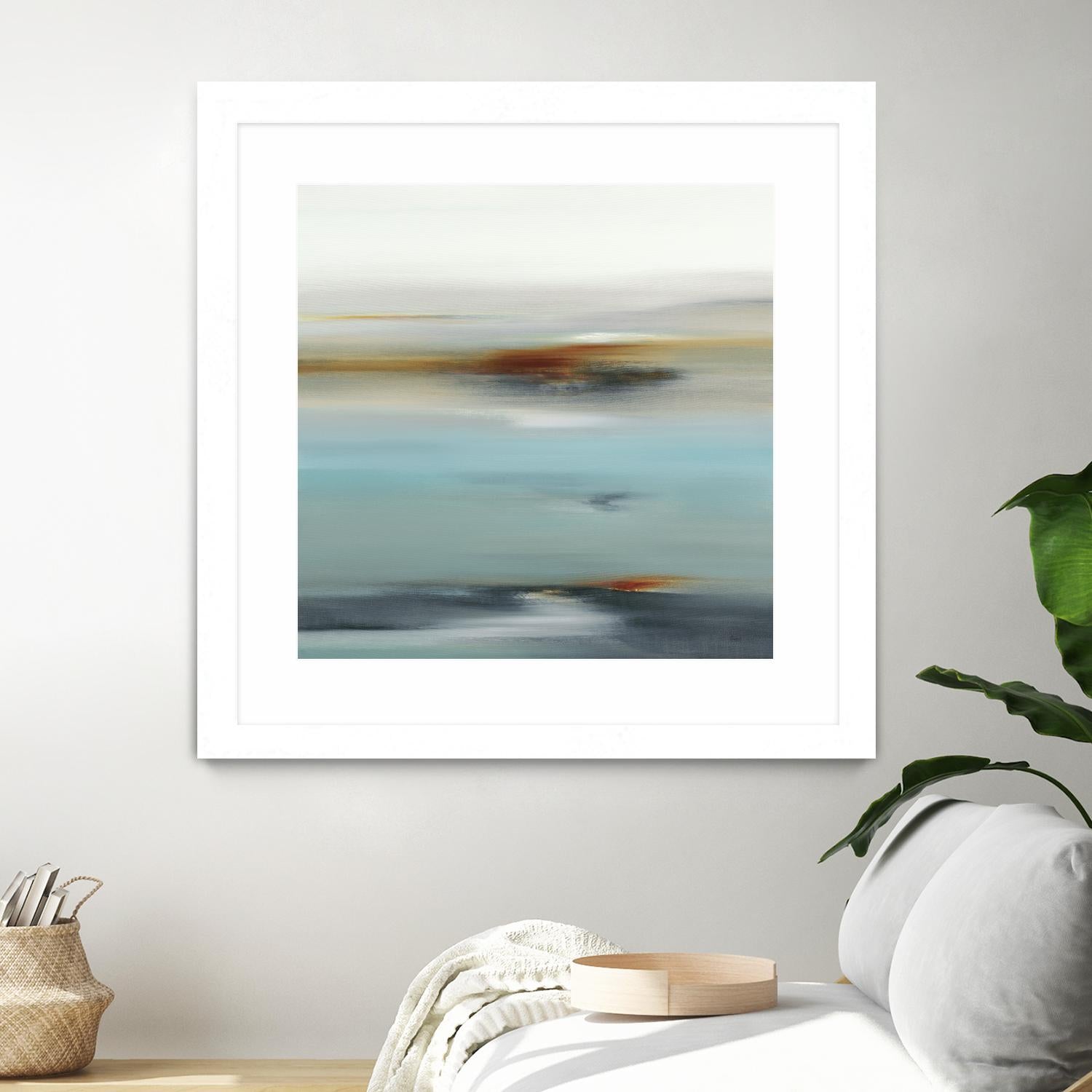 Calm Days II by Lisa Ridgers on GIANT ART - grey abstract