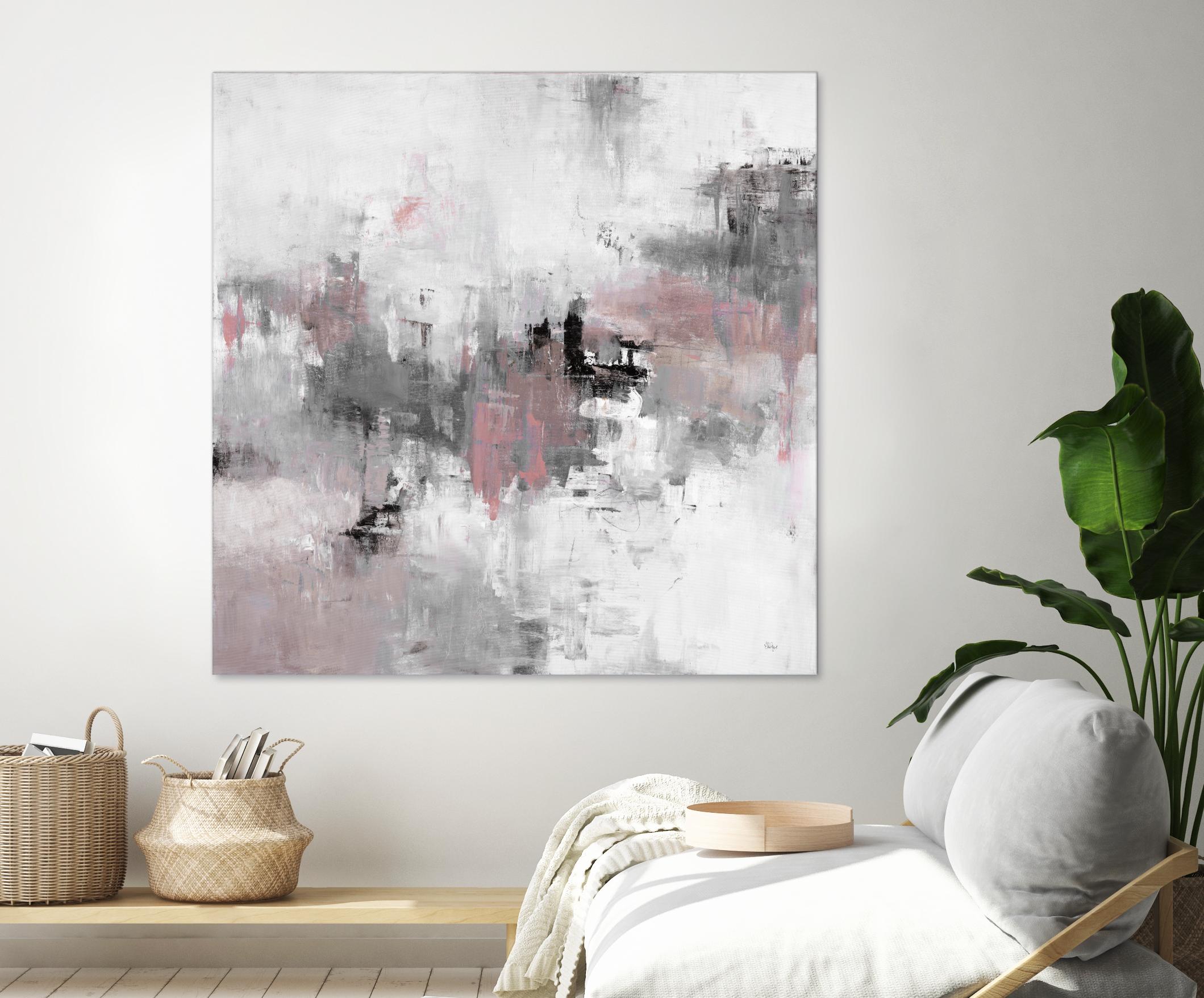 Refocus And Restart by Lisa Ridgers on GIANT ART - grey abstract