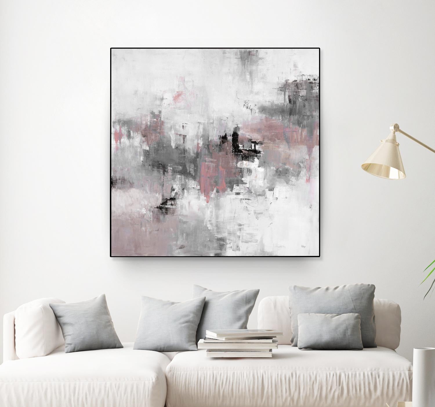 Refocus And Restart by Lisa Ridgers on GIANT ART - grey abstract