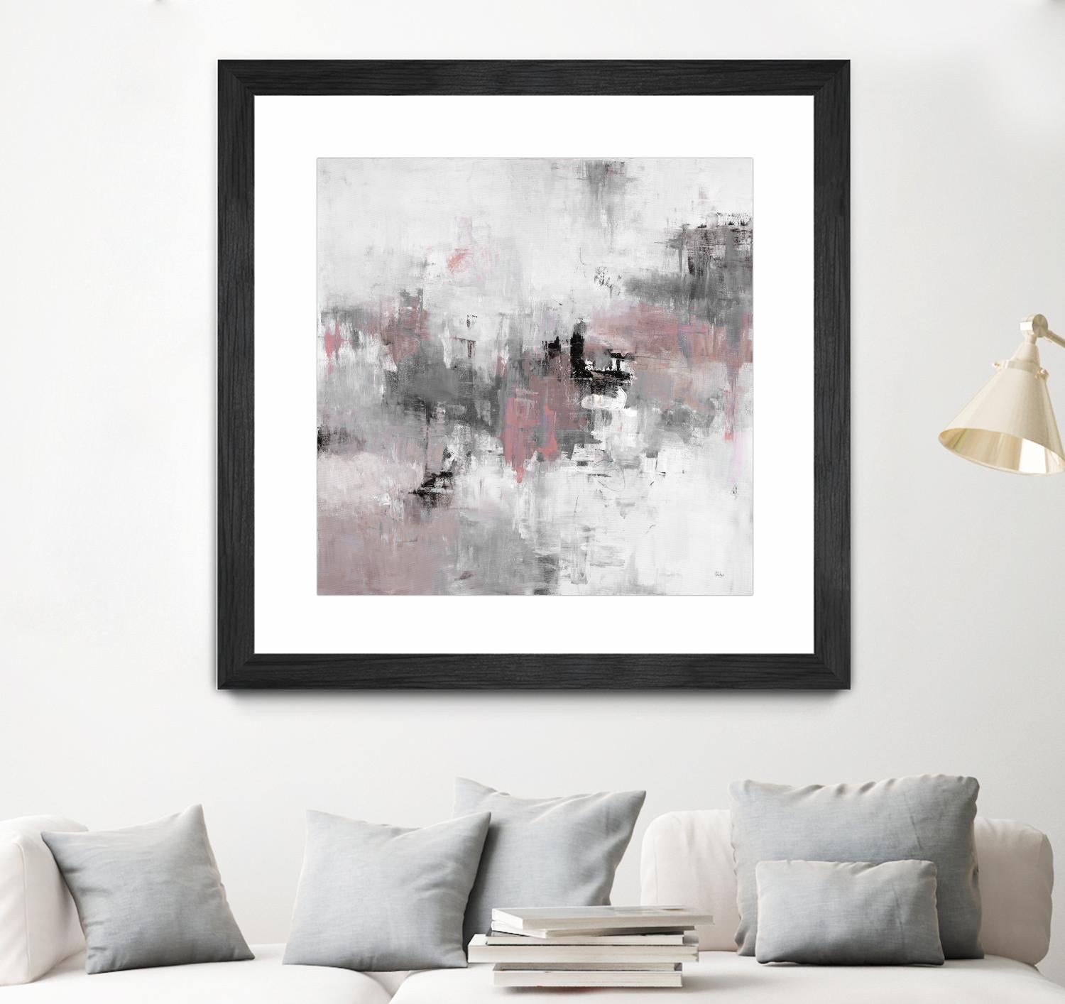 Refocus And Restart by Lisa Ridgers on GIANT ART - grey abstract