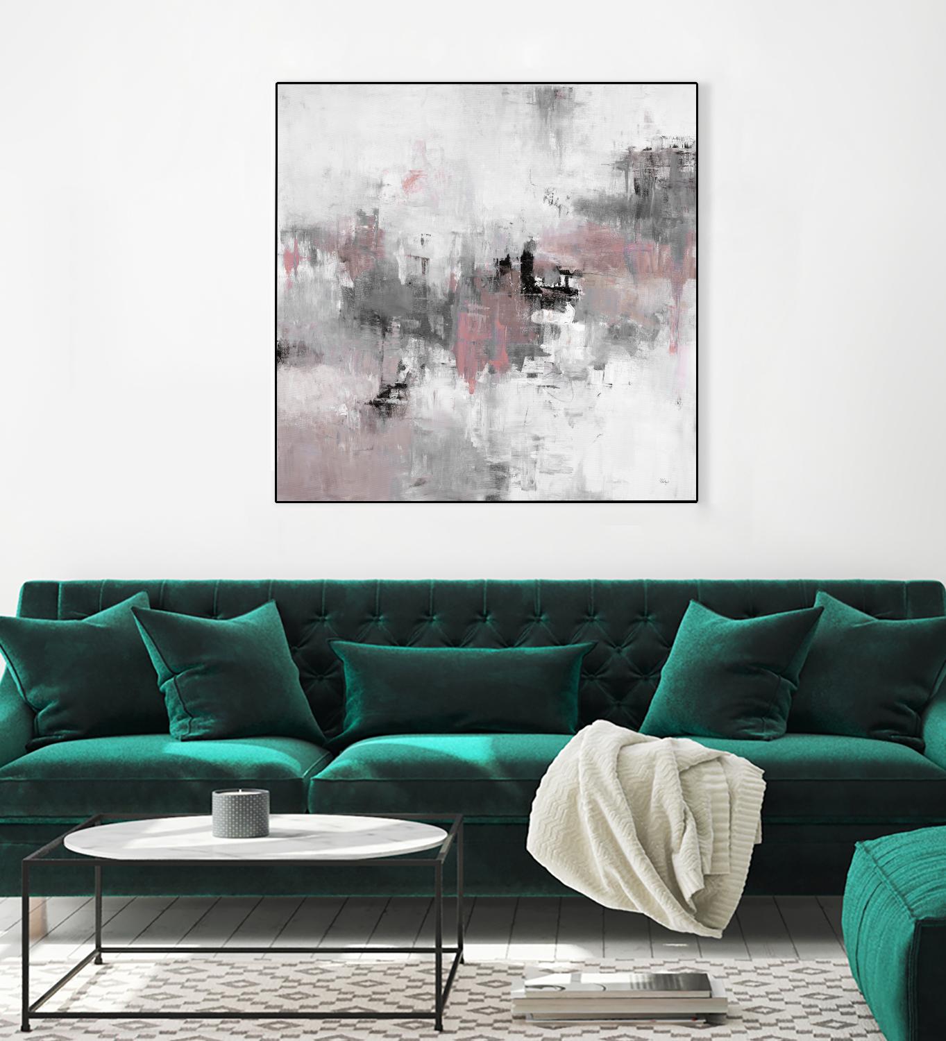 Refocus And Restart by Lisa Ridgers on GIANT ART - grey abstract