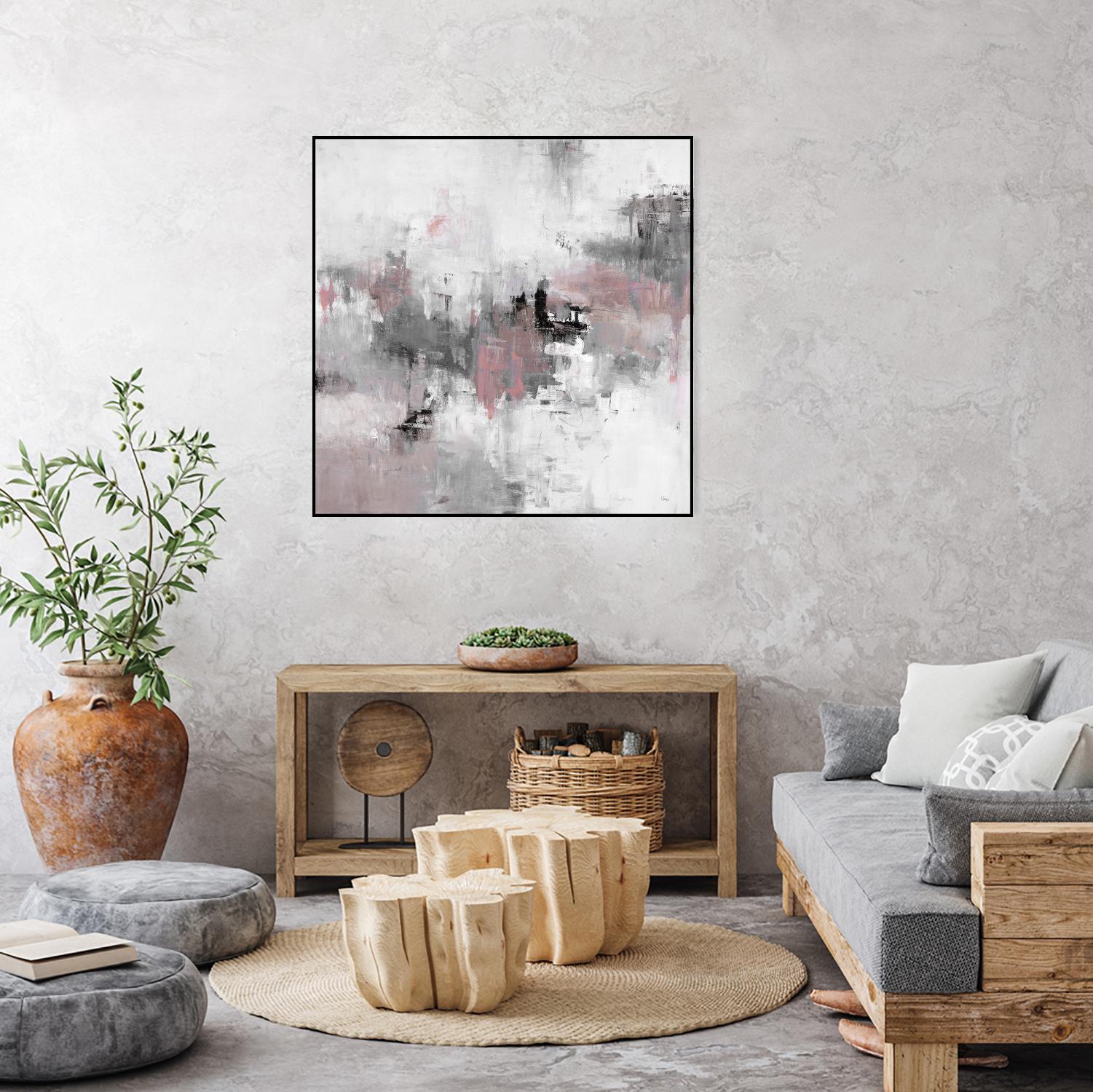 Refocus And Restart by Lisa Ridgers on GIANT ART - grey abstract