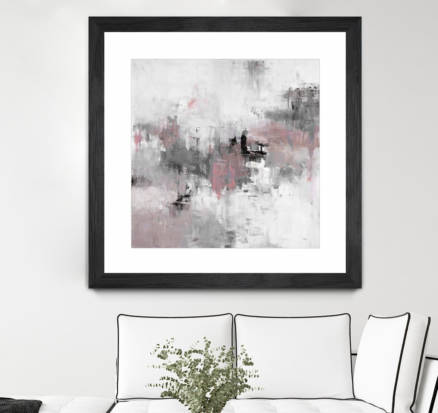Refocus And Restart by Lisa Ridgers on GIANT ART - grey abstract