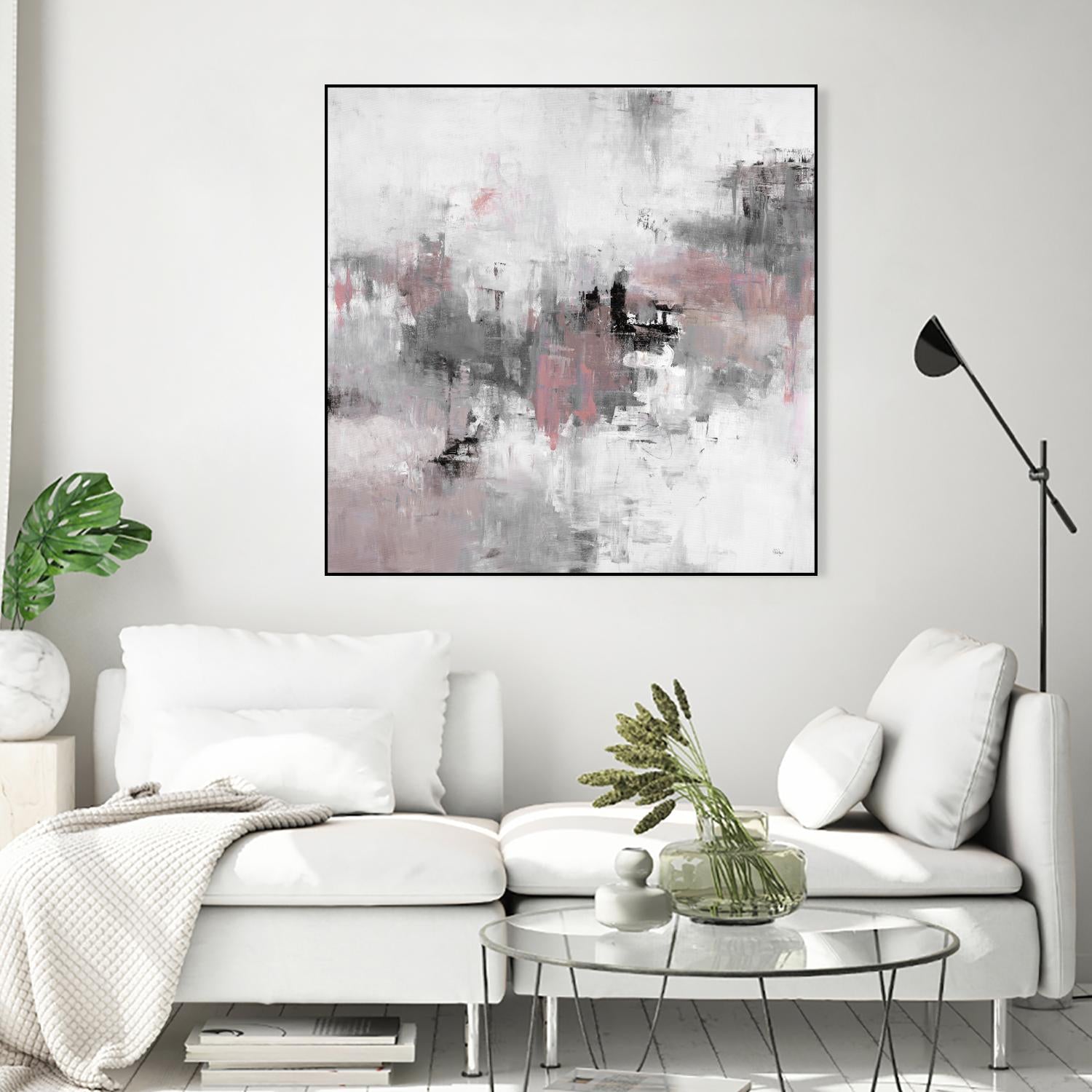 Refocus And Restart by Lisa Ridgers on GIANT ART - grey abstract