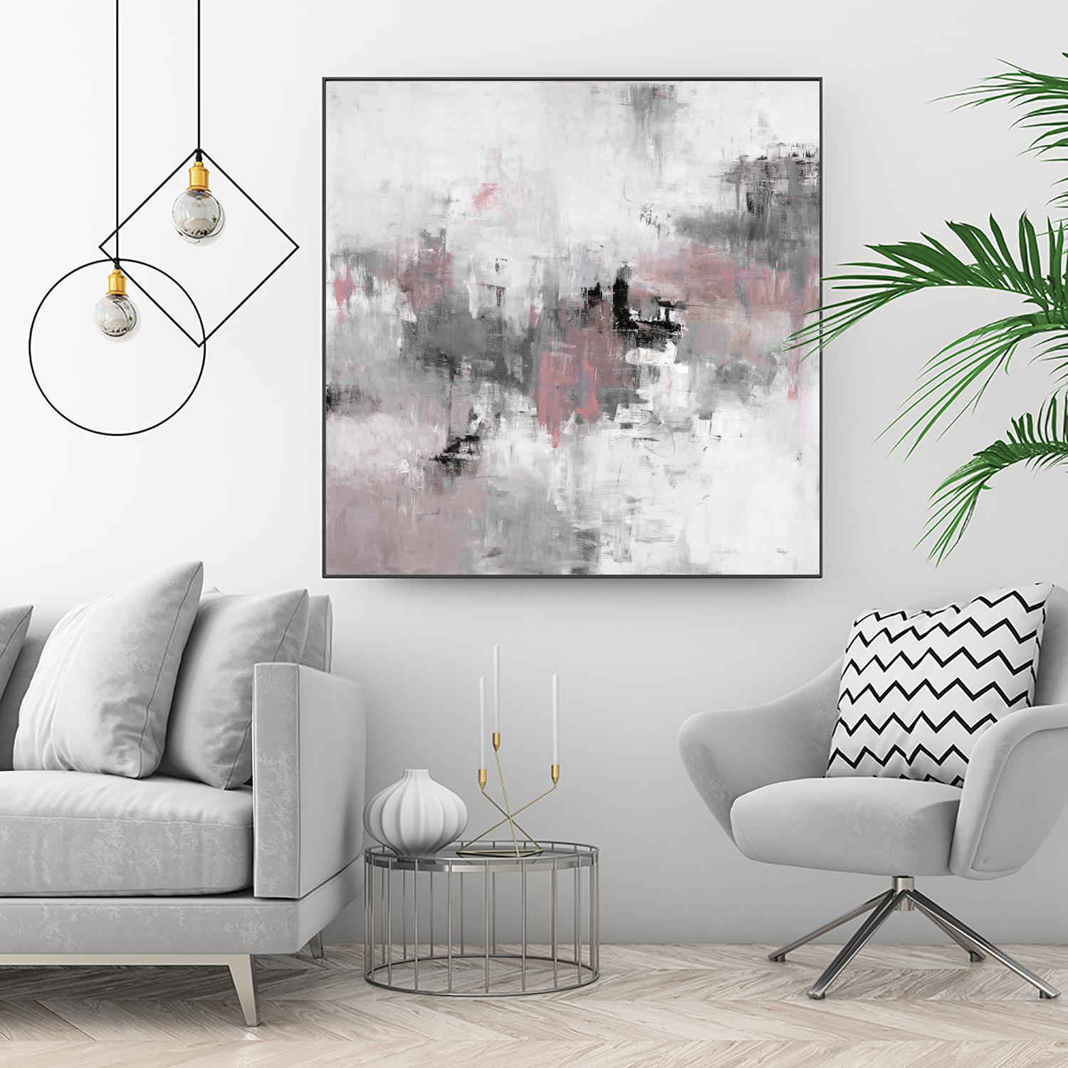 Refocus And Restart by Lisa Ridgers on GIANT ART - grey abstract