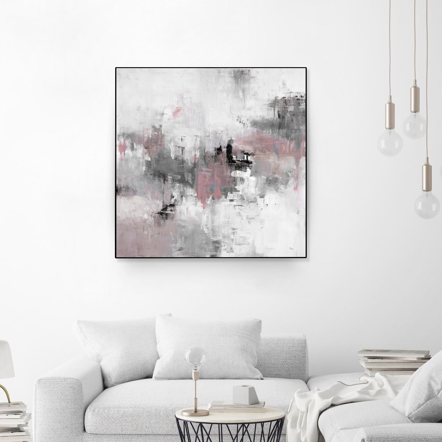 Refocus And Restart by Lisa Ridgers on GIANT ART - grey abstract