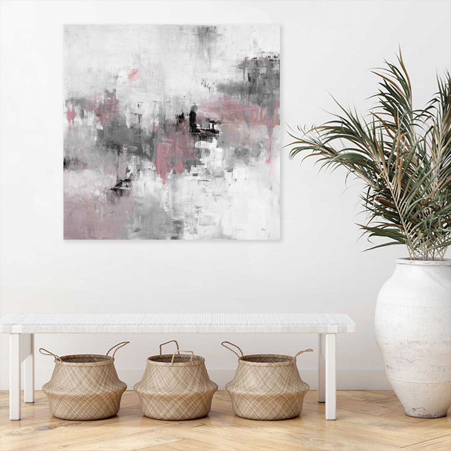 Refocus And Restart by Lisa Ridgers on GIANT ART - grey abstract