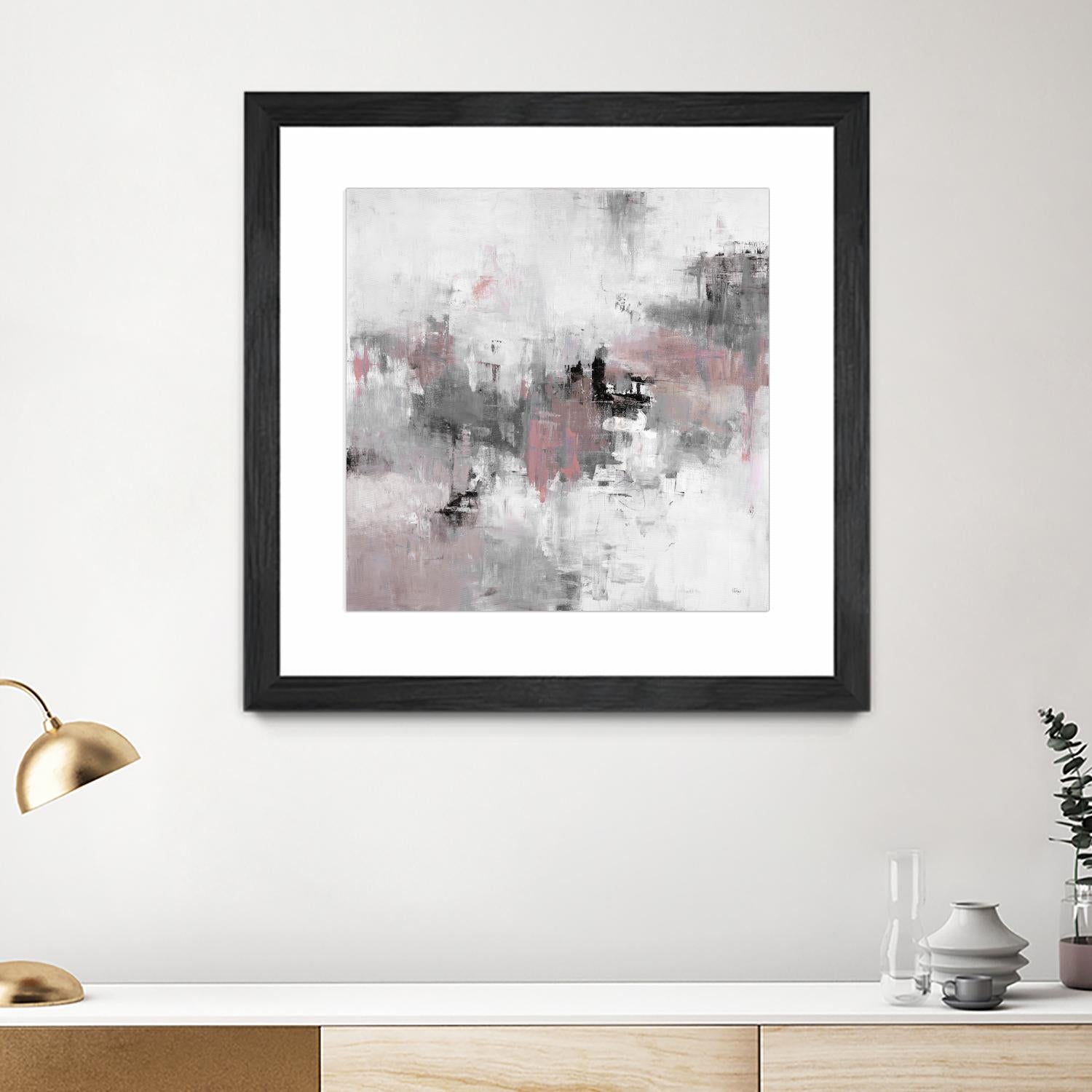Refocus And Restart by Lisa Ridgers on GIANT ART - grey abstract