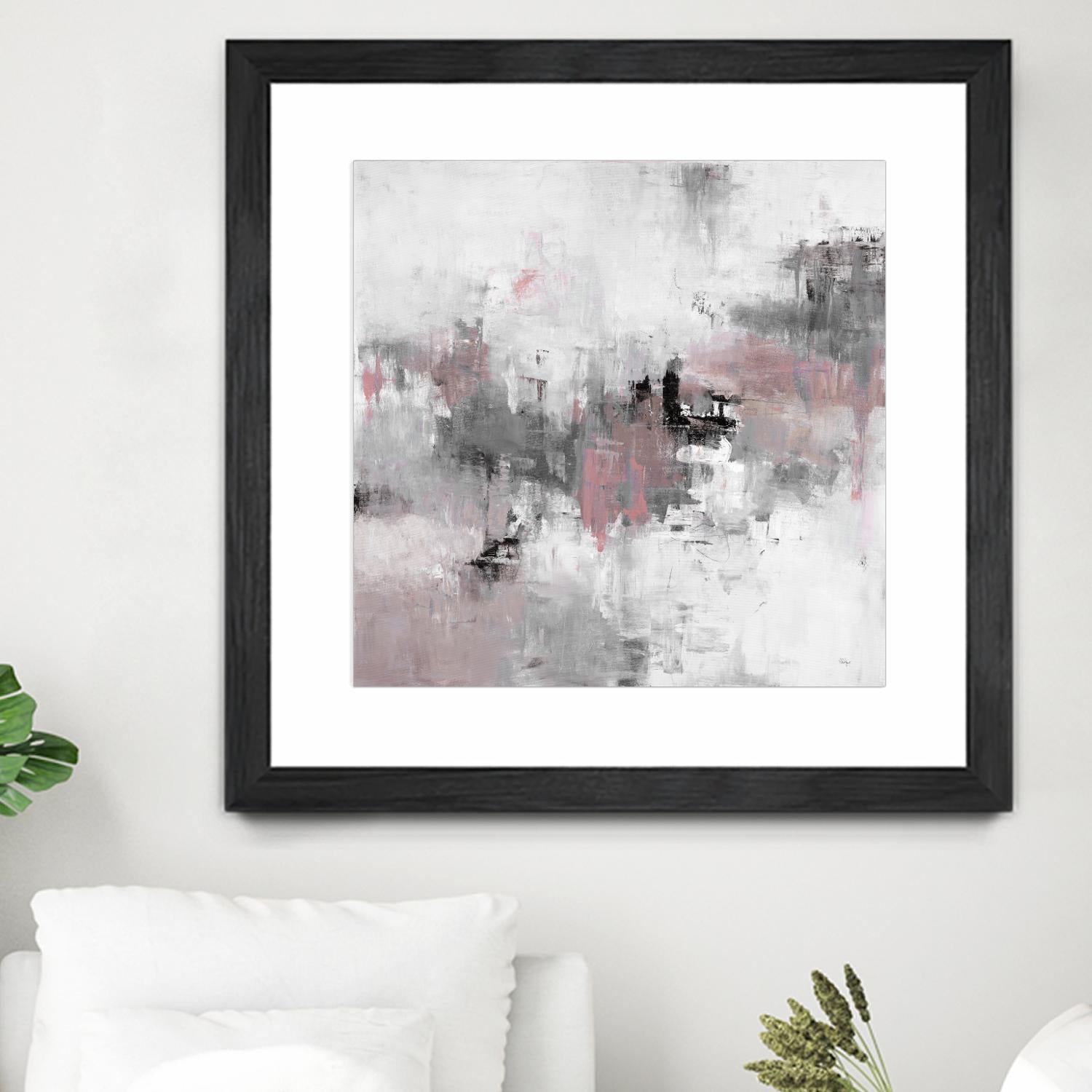 Refocus And Restart by Lisa Ridgers on GIANT ART - grey abstract