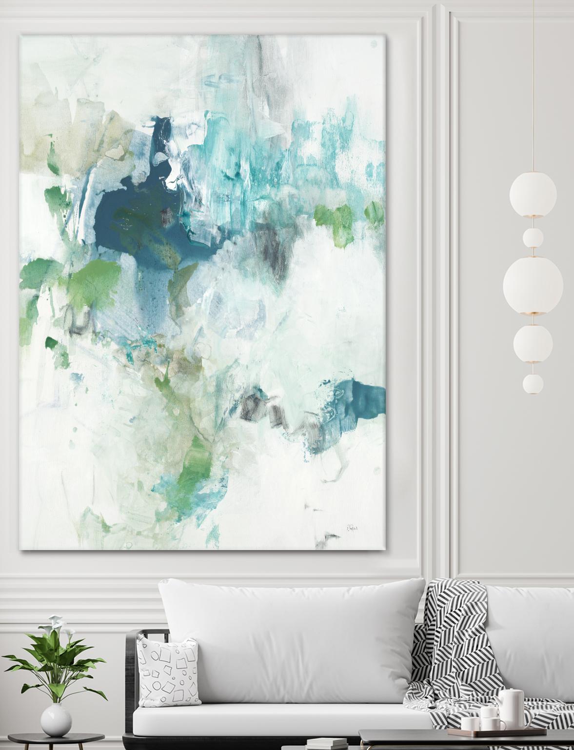 Splash II by Lisa Ridgers on GIANT ART - blue abstract