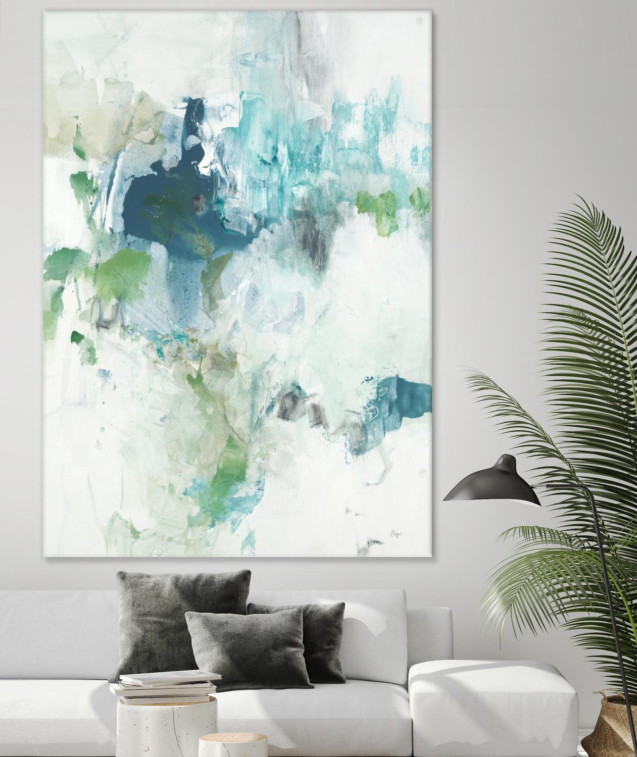 Splash II by Lisa Ridgers on GIANT ART - blue abstract