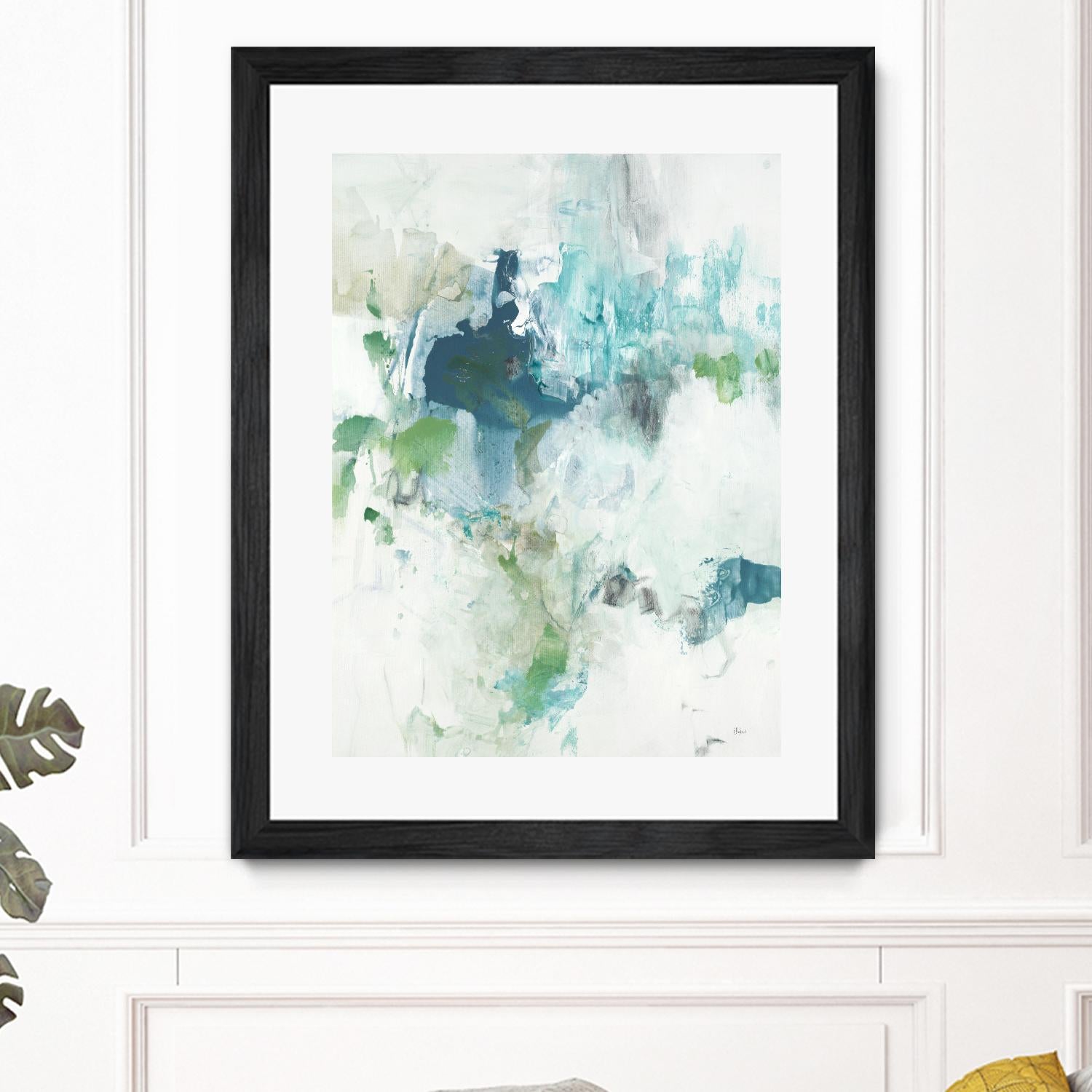 Splash II by Lisa Ridgers on GIANT ART - blue abstract