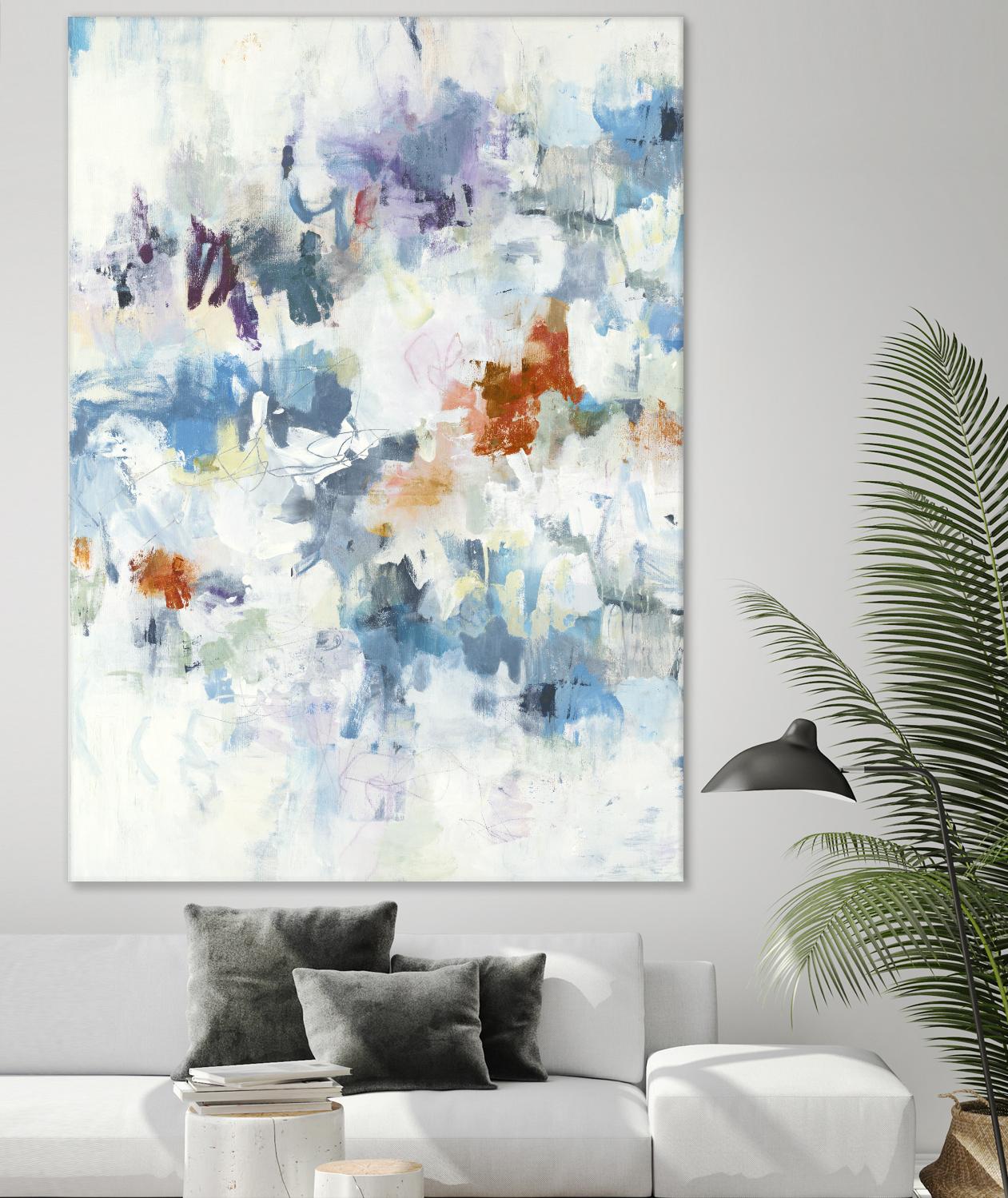 Colour Plays II by Lisa Ridgers on GIANT ART - reds abstract