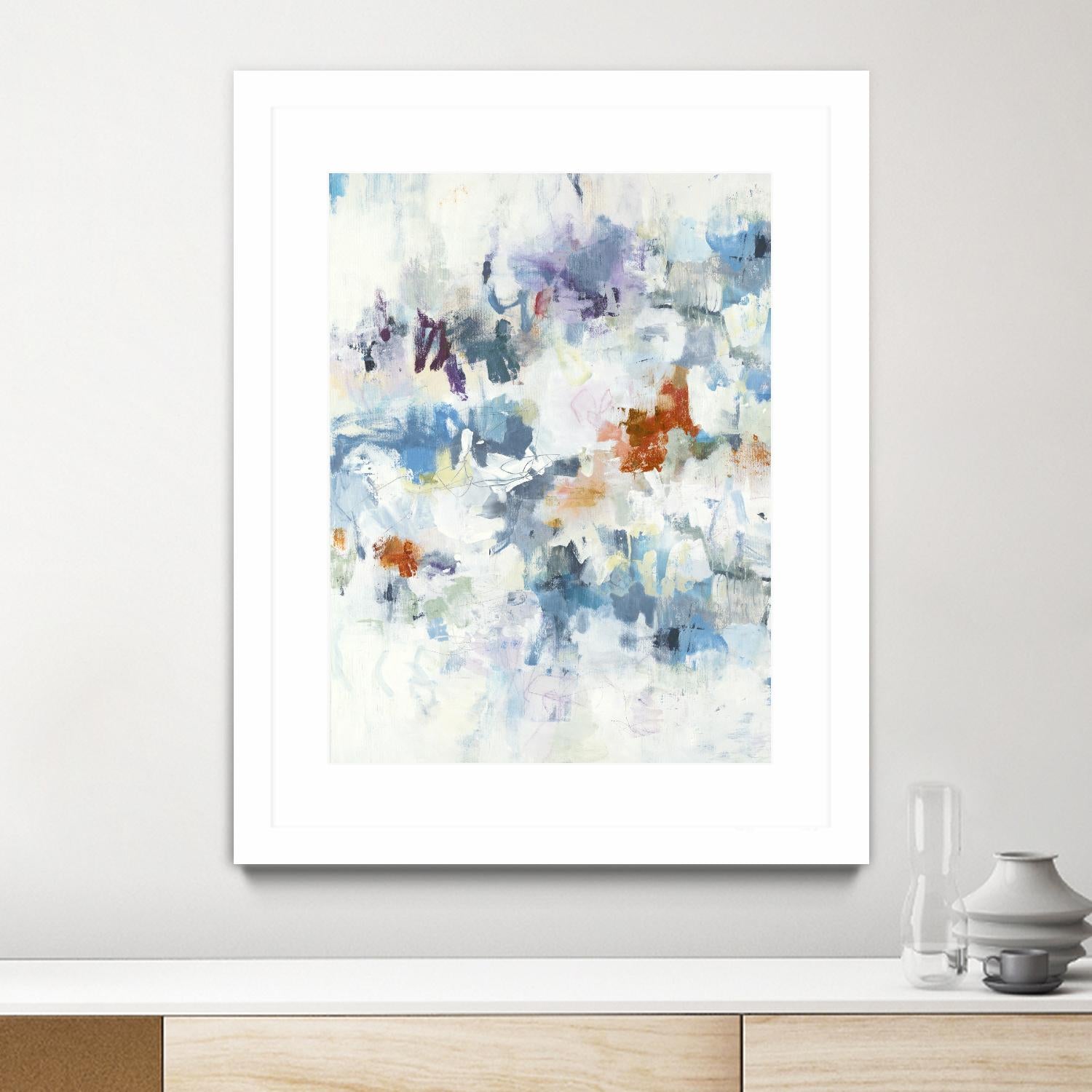 Colour Plays II by Lisa Ridgers on GIANT ART - reds abstract