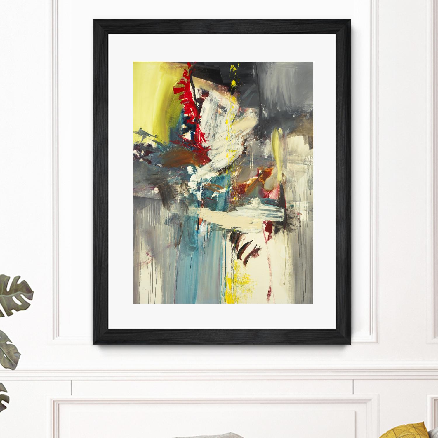 Kheeler's Garden by Sarah Stockstill on GIANT ART - yellow abstract