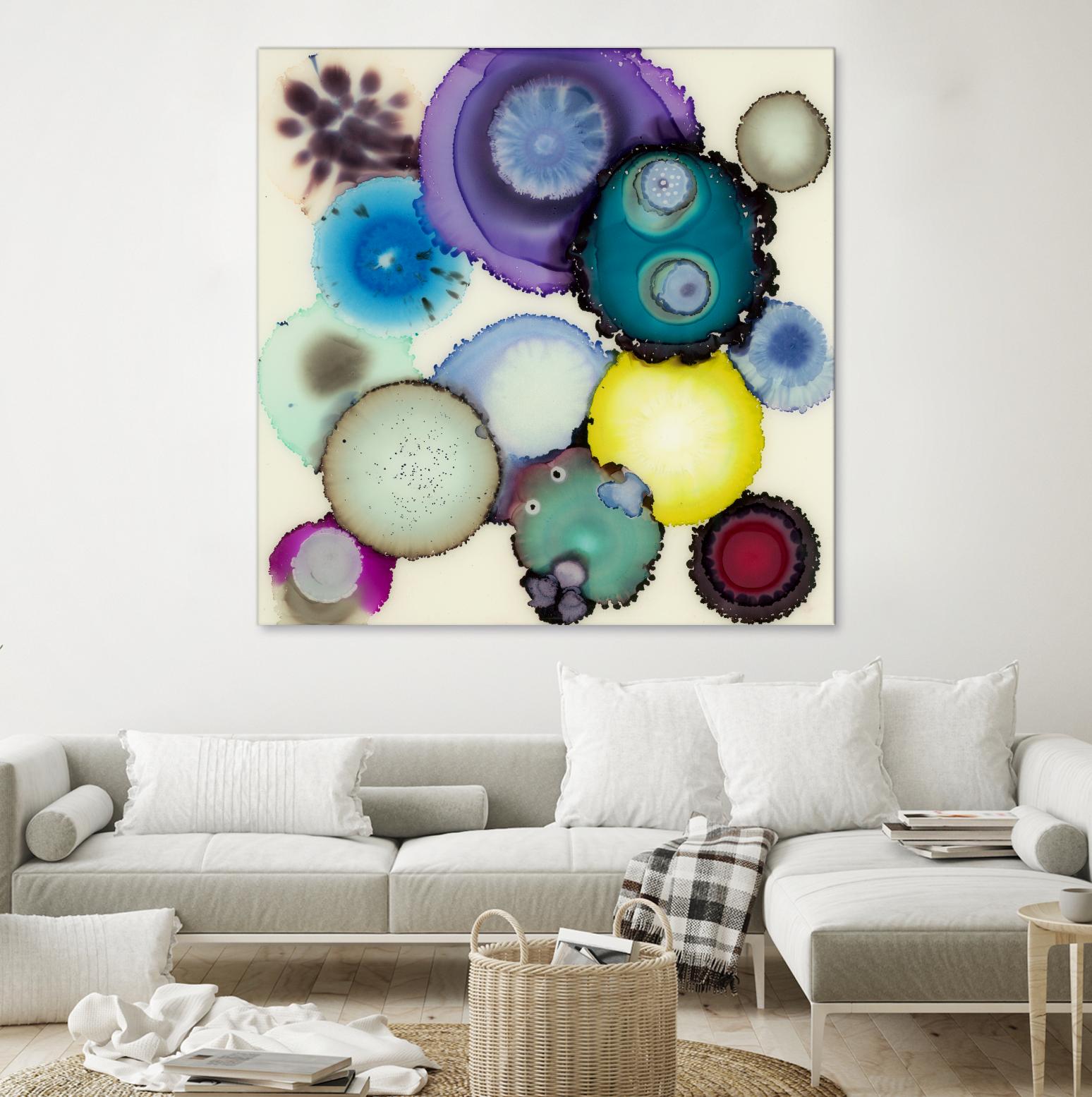 Kaleidoscope II by Laura VanHorne on GIANT ART - blue contemporary