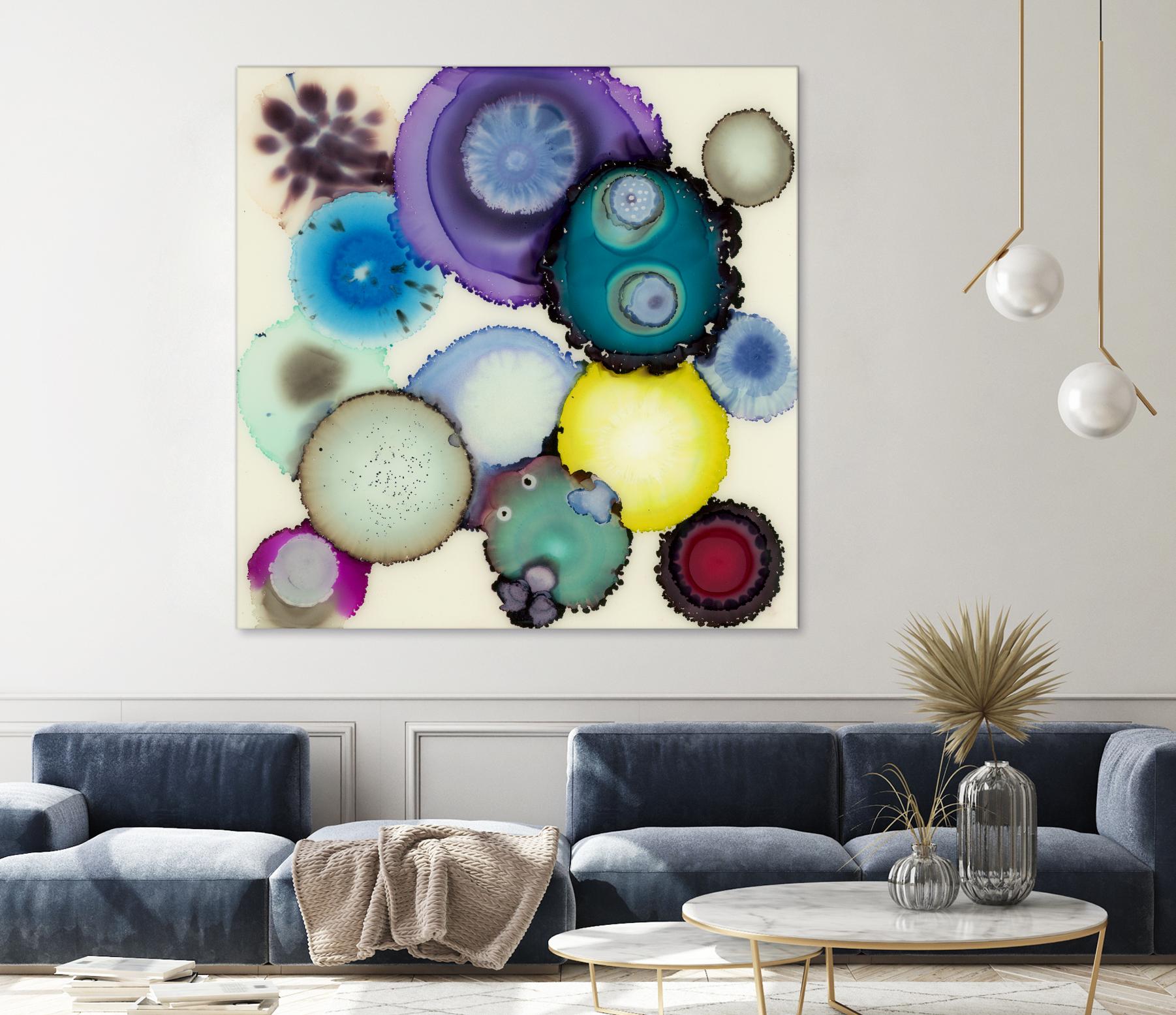 Kaleidoscope II by Laura VanHorne on GIANT ART - blue contemporary