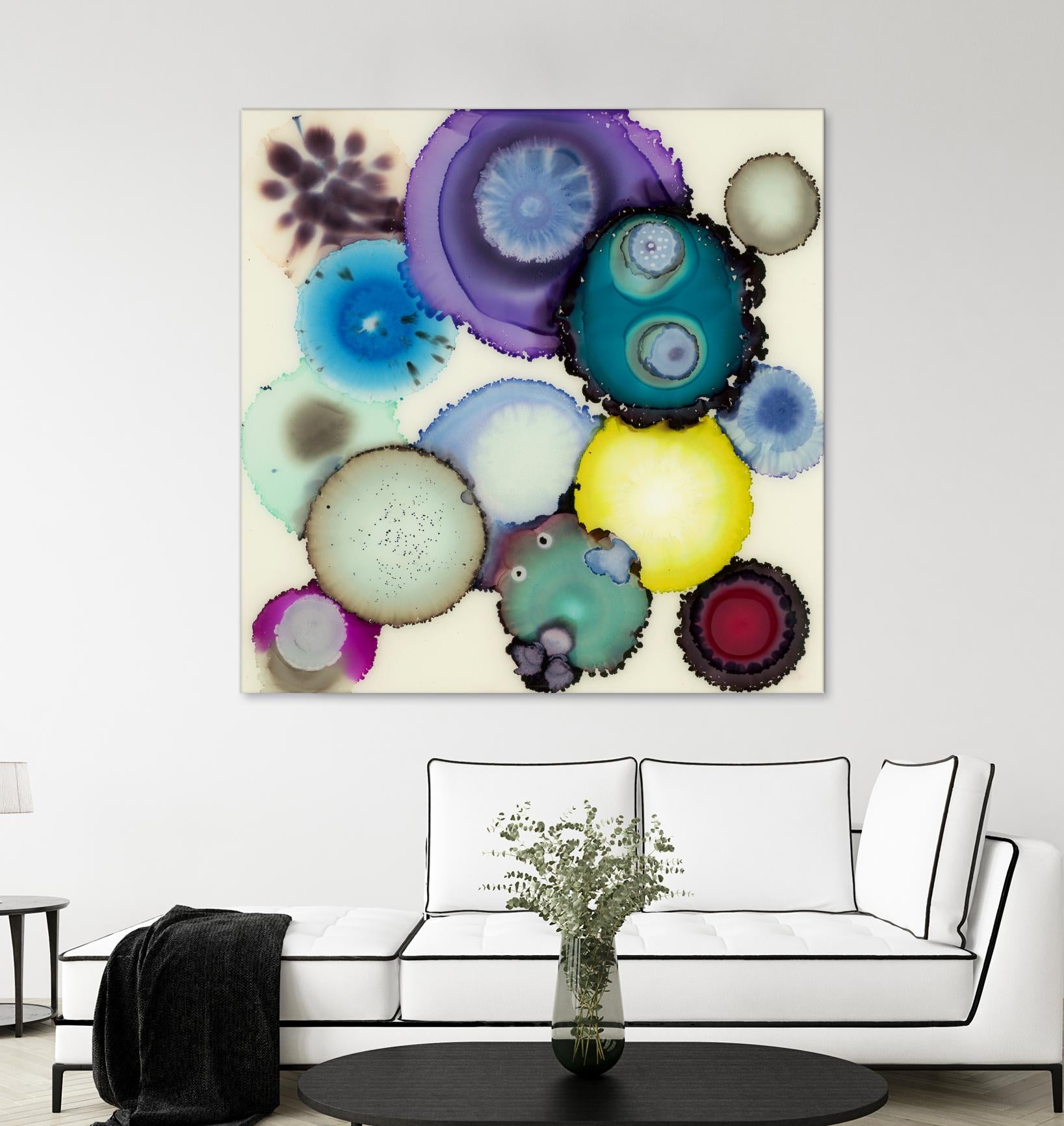 Kaleidoscope II by Laura VanHorne on GIANT ART - blue contemporary