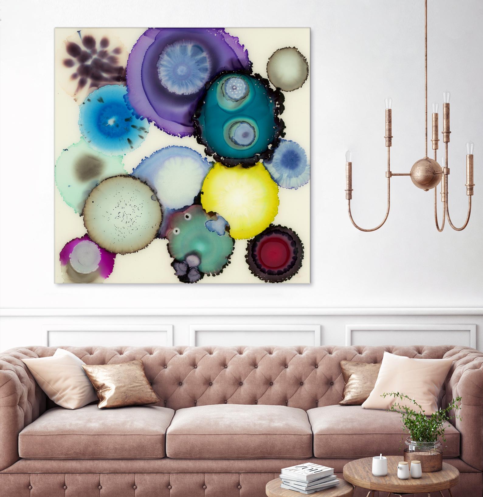 Kaleidoscope II by Laura VanHorne on GIANT ART - blue contemporary