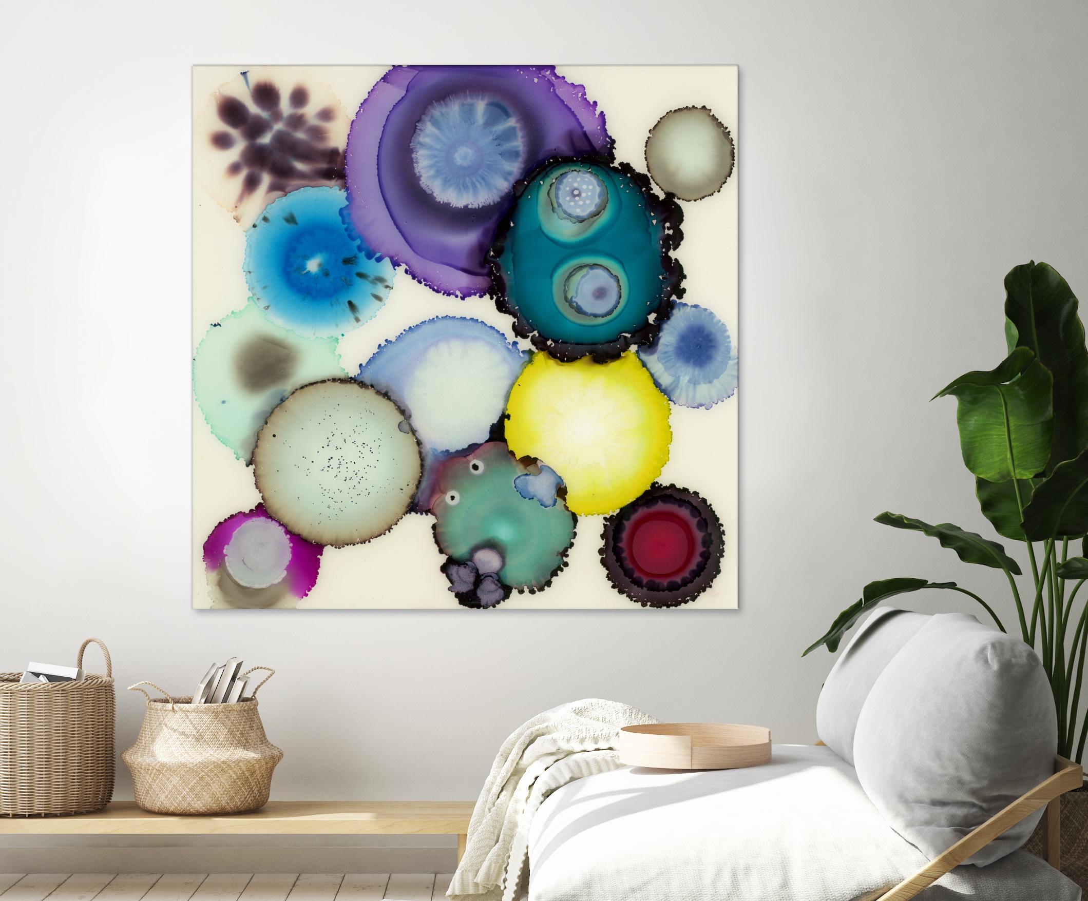 Kaleidoscope II by Laura VanHorne on GIANT ART - blue contemporary