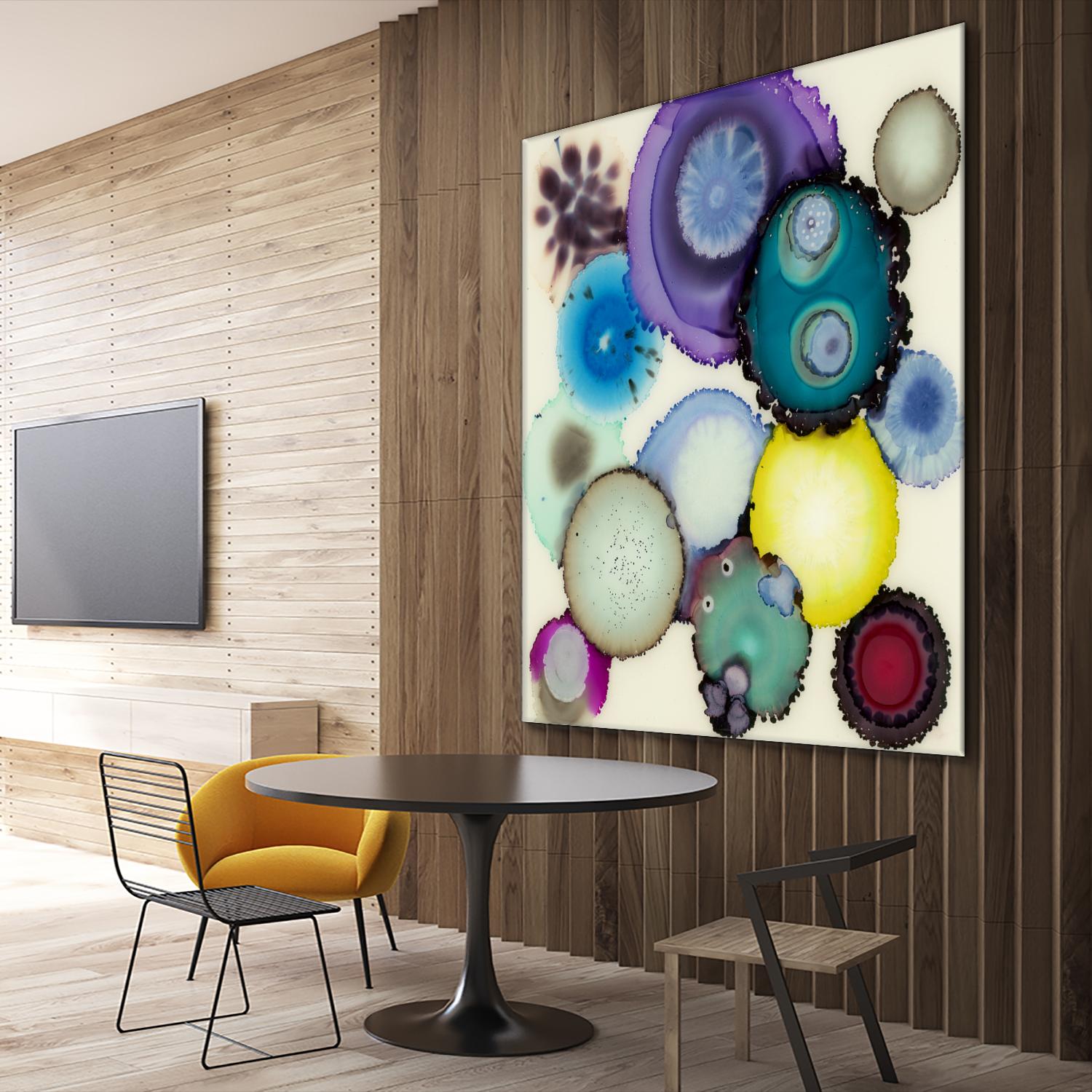 Kaleidoscope II by Laura VanHorne on GIANT ART - blue contemporary