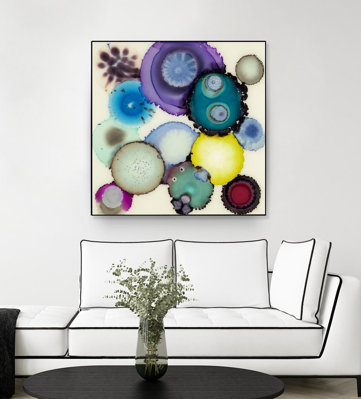 Kaleidoscope II by Laura VanHorne on GIANT ART - blue contemporary