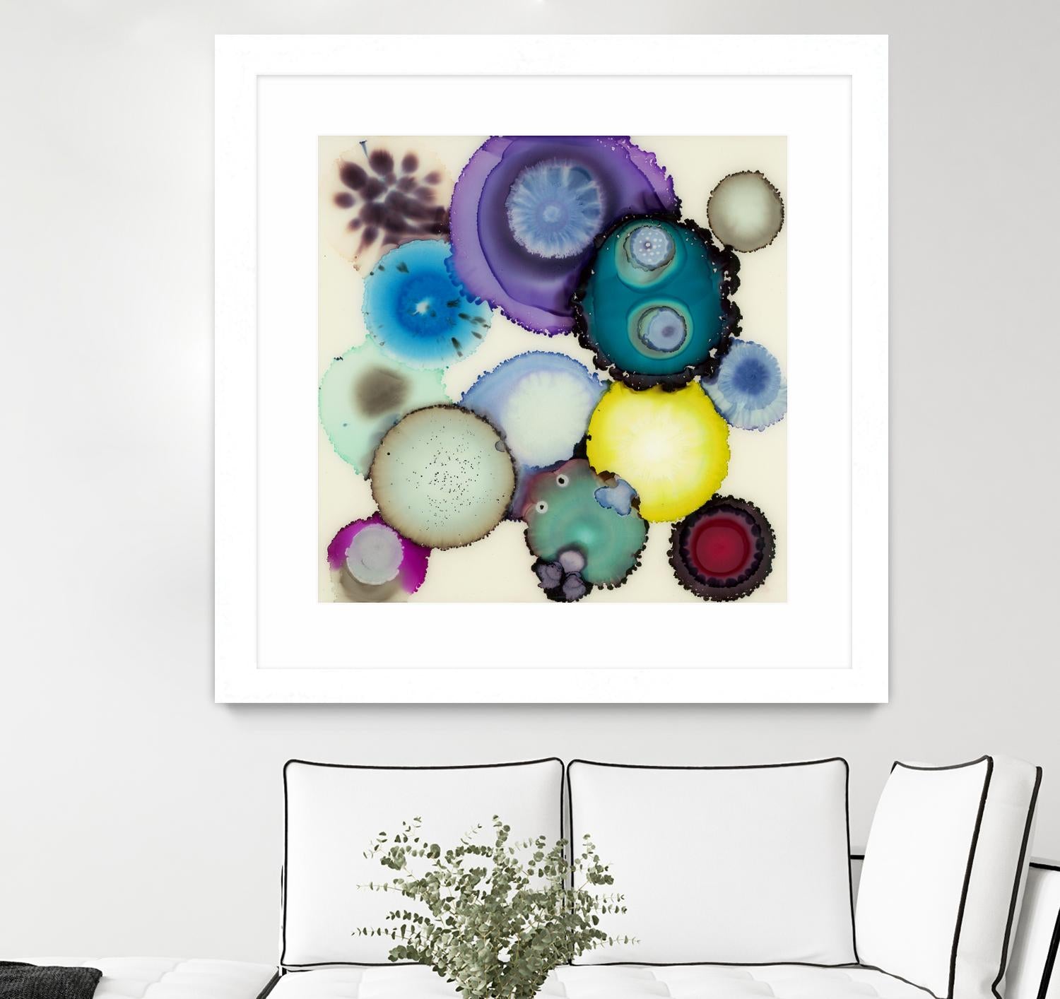 Kaleidoscope II by Laura VanHorne on GIANT ART - blue contemporary