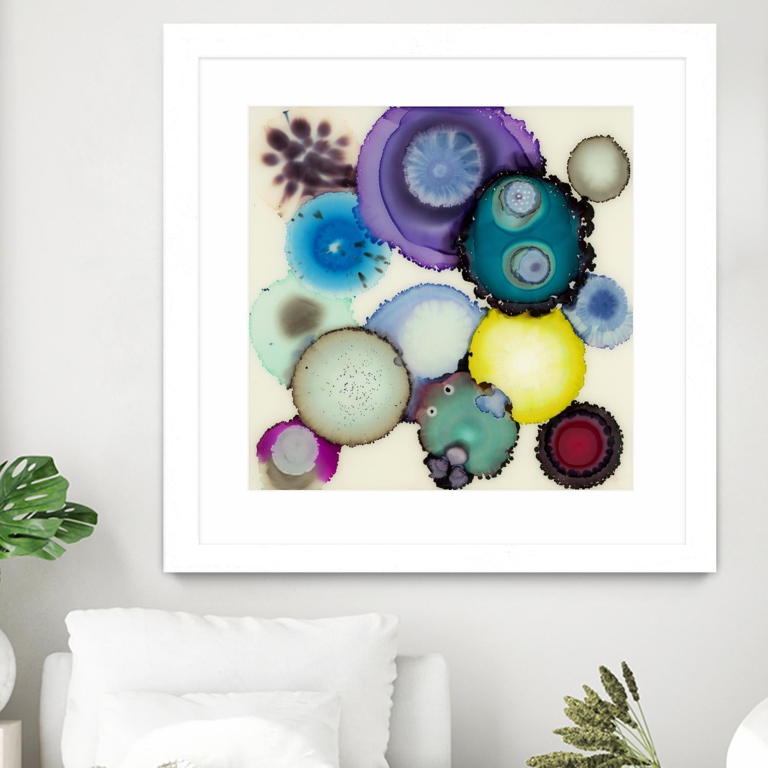 Kaleidoscope II by Laura VanHorne on GIANT ART - blue contemporary