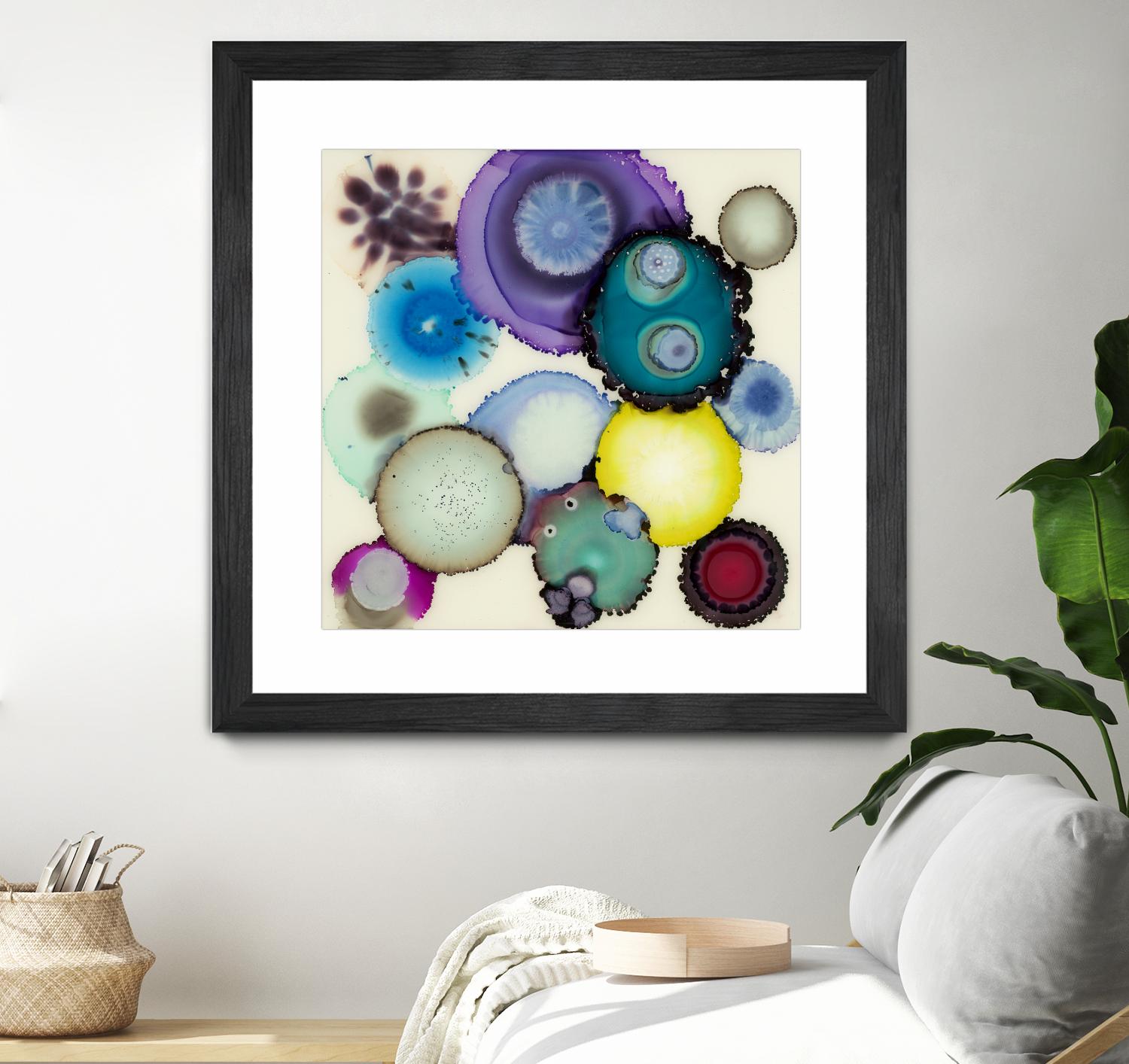 Kaleidoscope II by Laura VanHorne on GIANT ART - blue contemporary