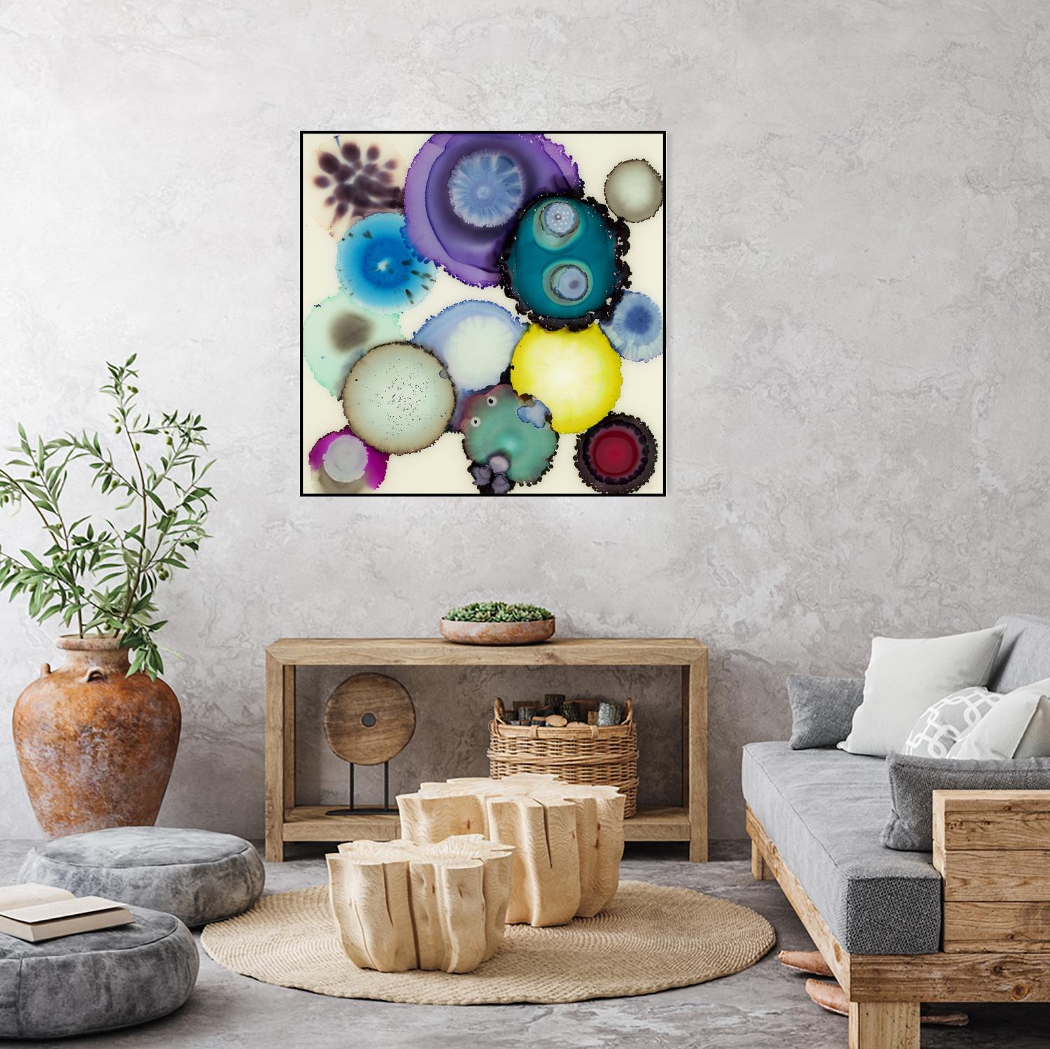 Kaleidoscope II by Laura VanHorne on GIANT ART - blue contemporary